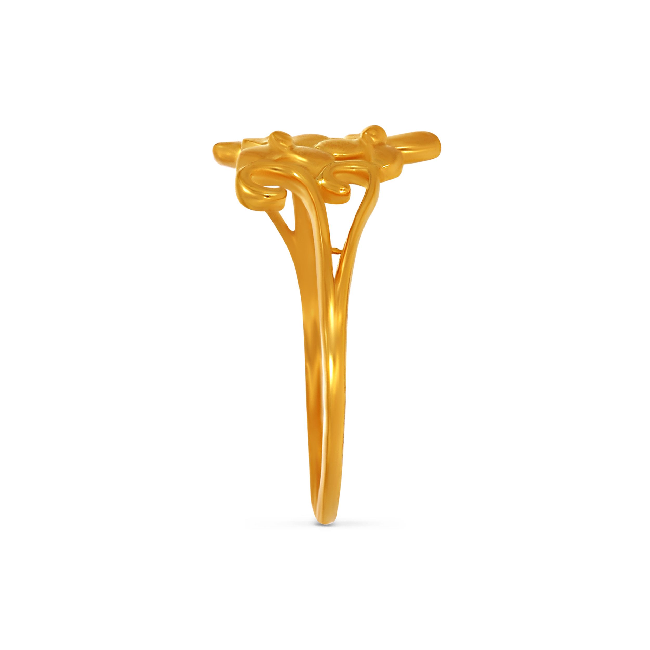 Floral Whimsy Gold Ring alternate view 2
