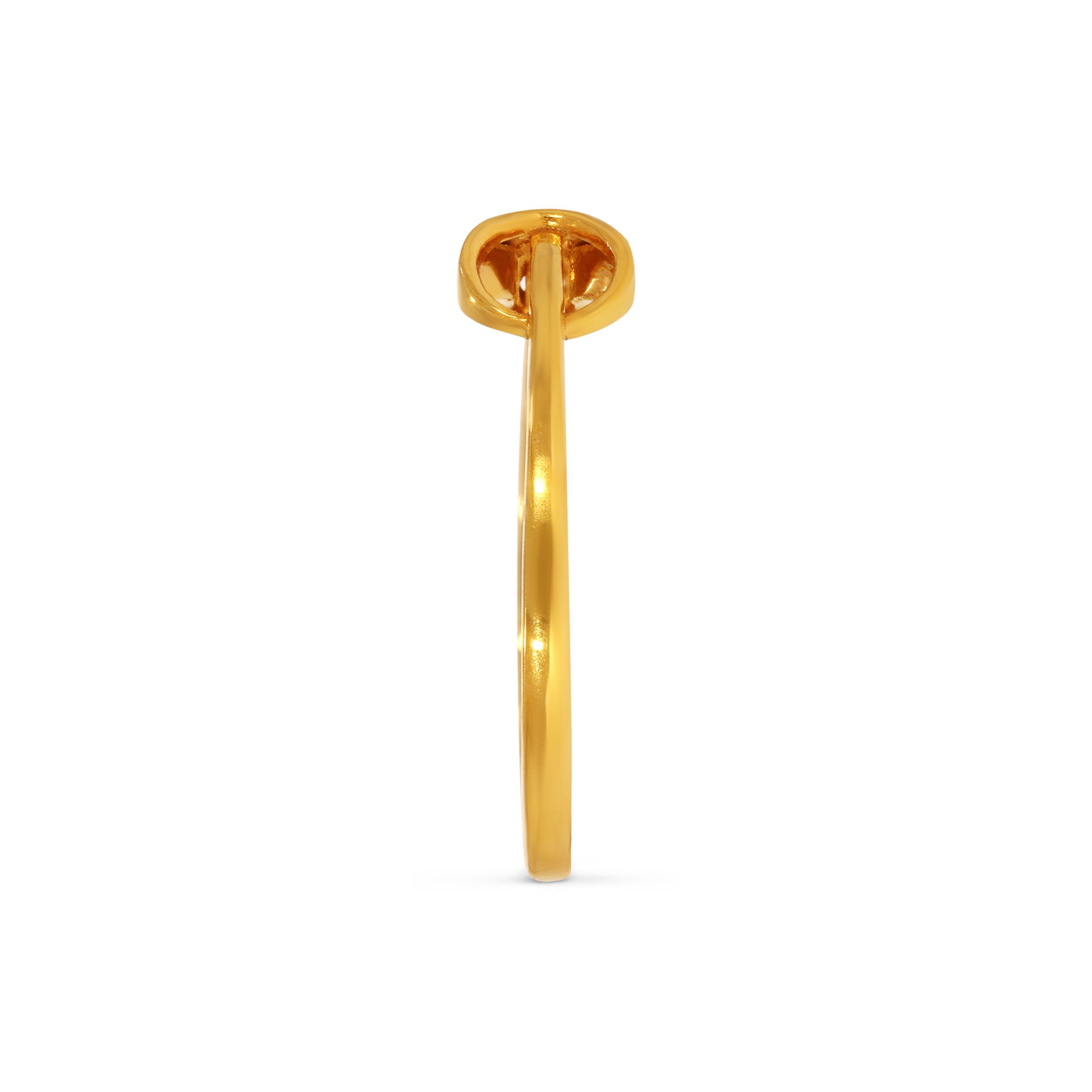 Modern Knot Gold Ring alternate view 2
