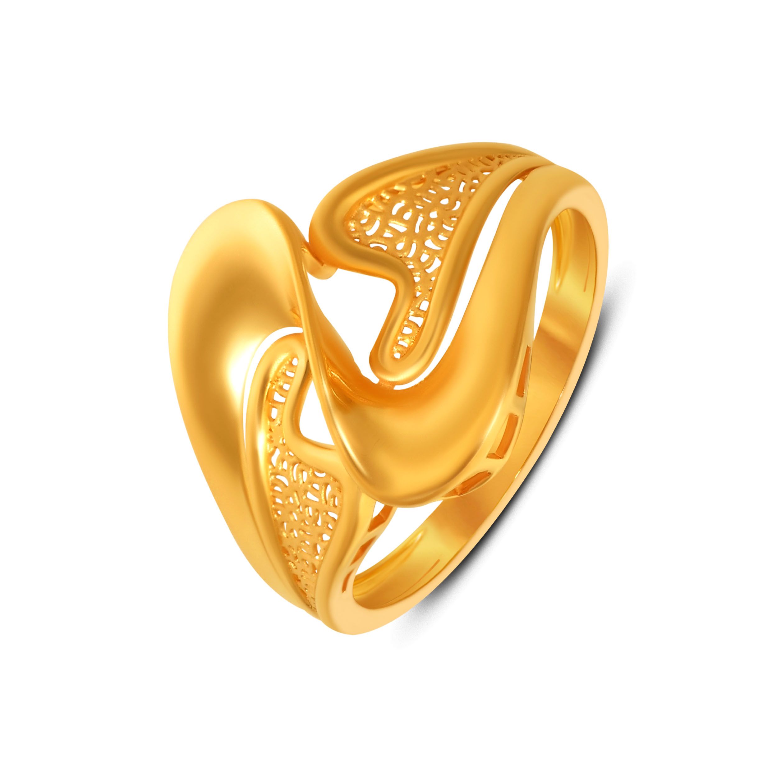Tidal Symphony Gold Ring