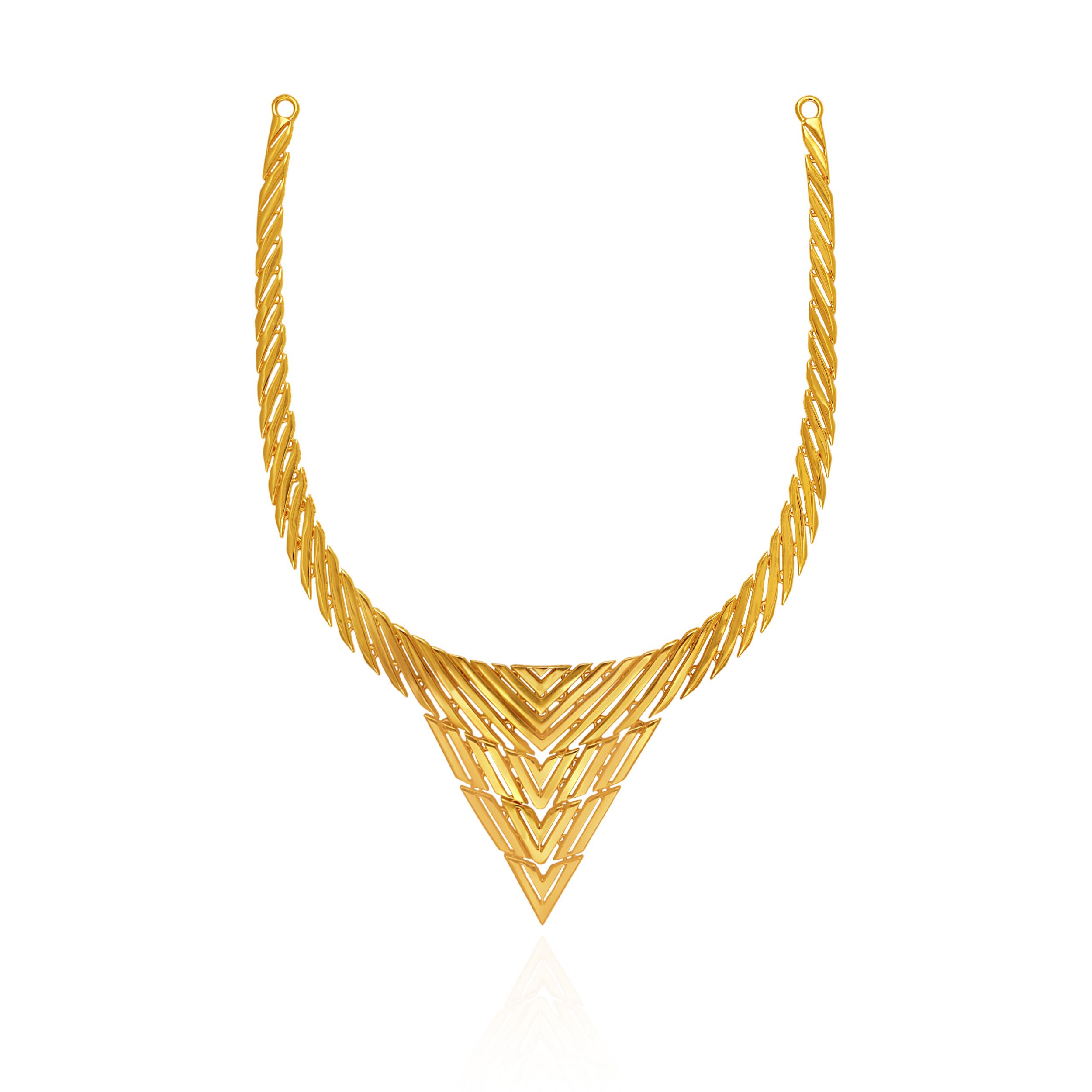 Zenith Sculptural Gold Necklace - ₹215084, Buy Zenith Sculptural