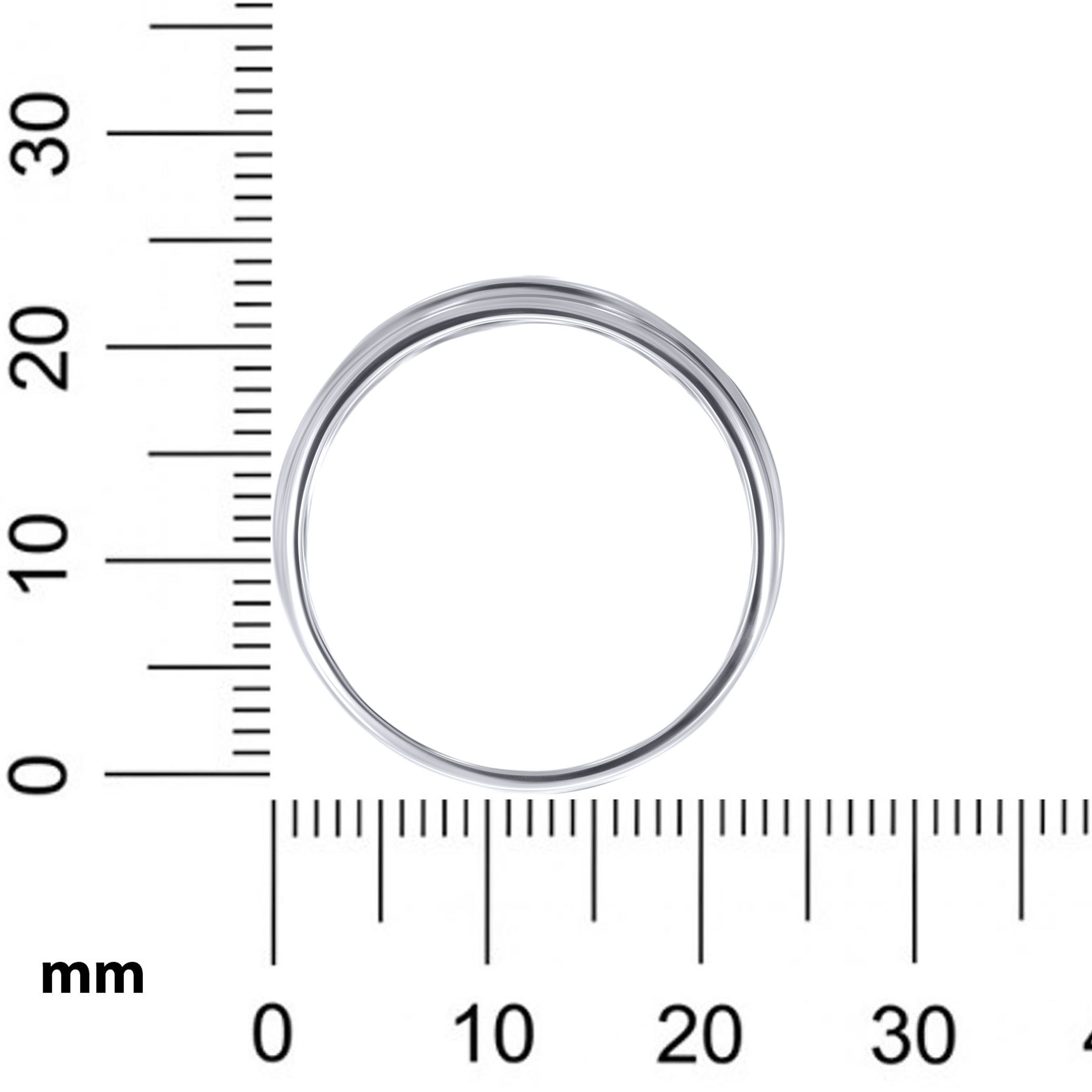 Piercing Shimmer Men Platinum Band Ring image