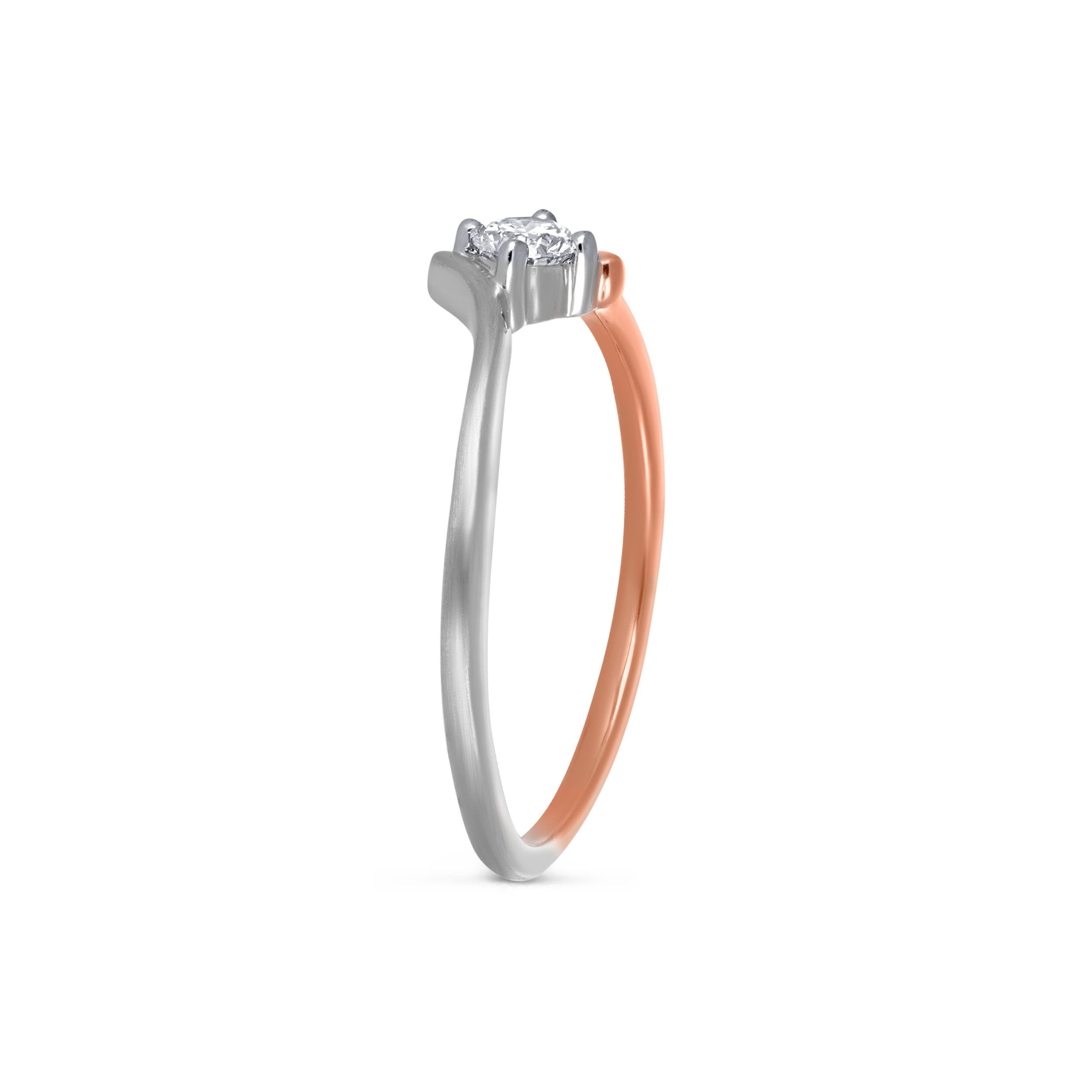 Twilight Solitaire Platinum Ring alternate view 2