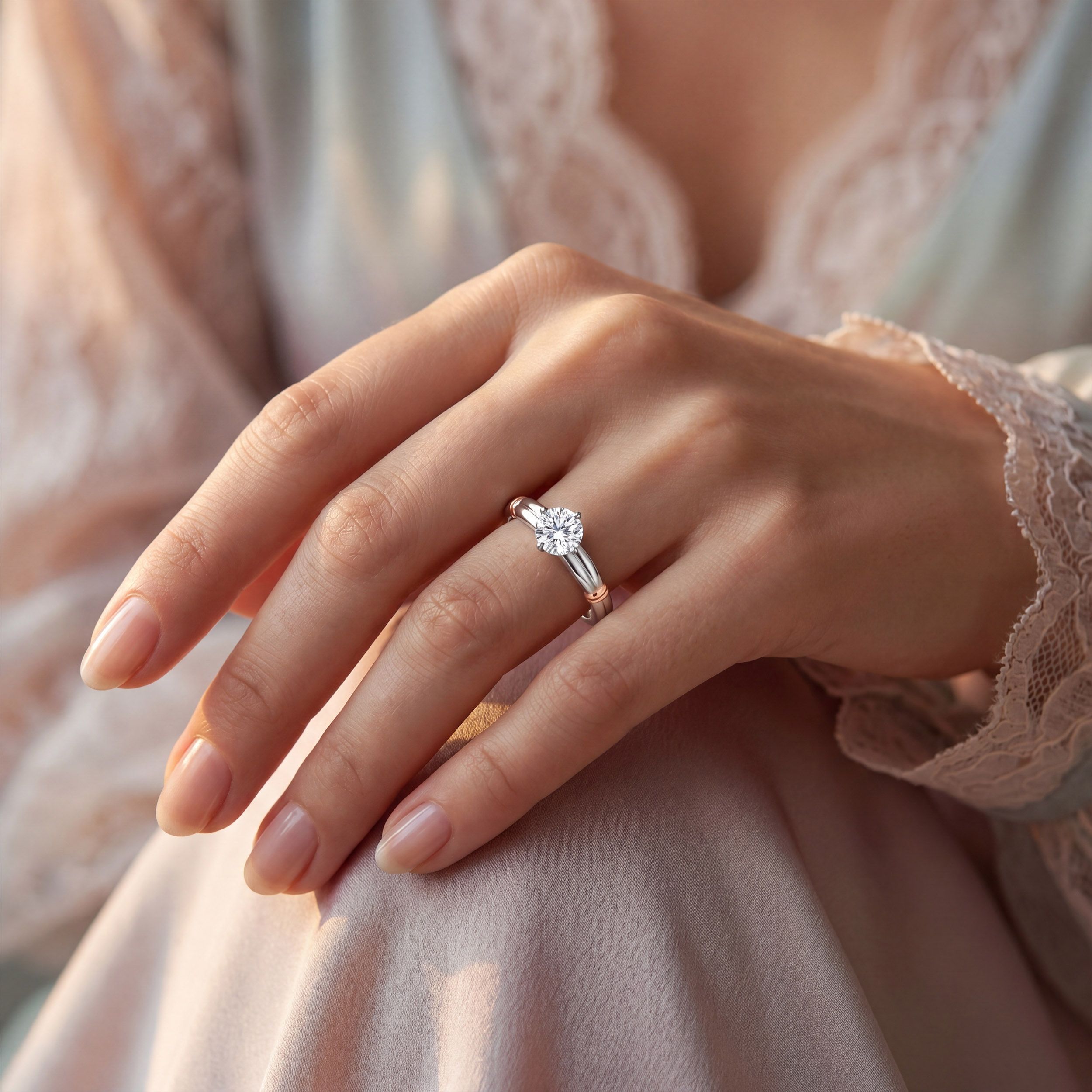 EverGrace Platinum Diamond Ring alternate view 3