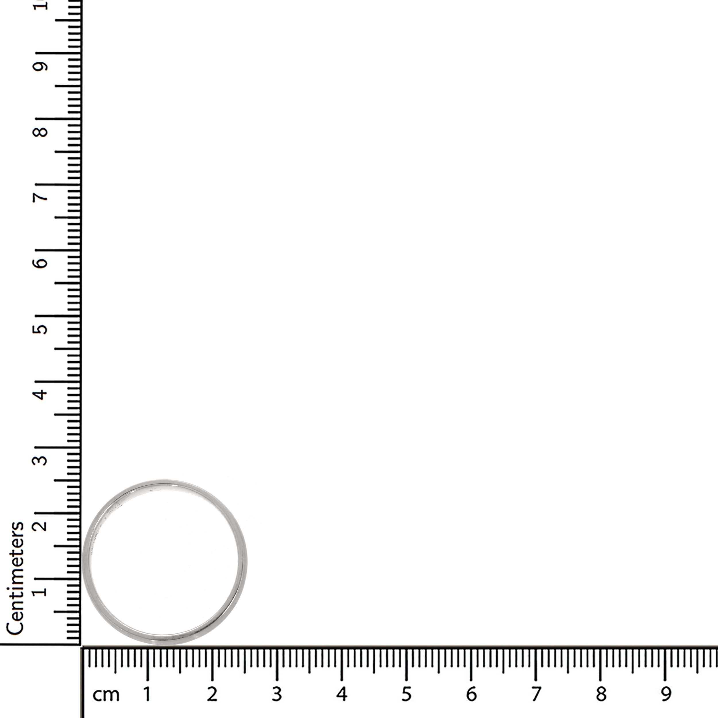 Sparkle Simplicity Platinum Band Ring alternate view 3