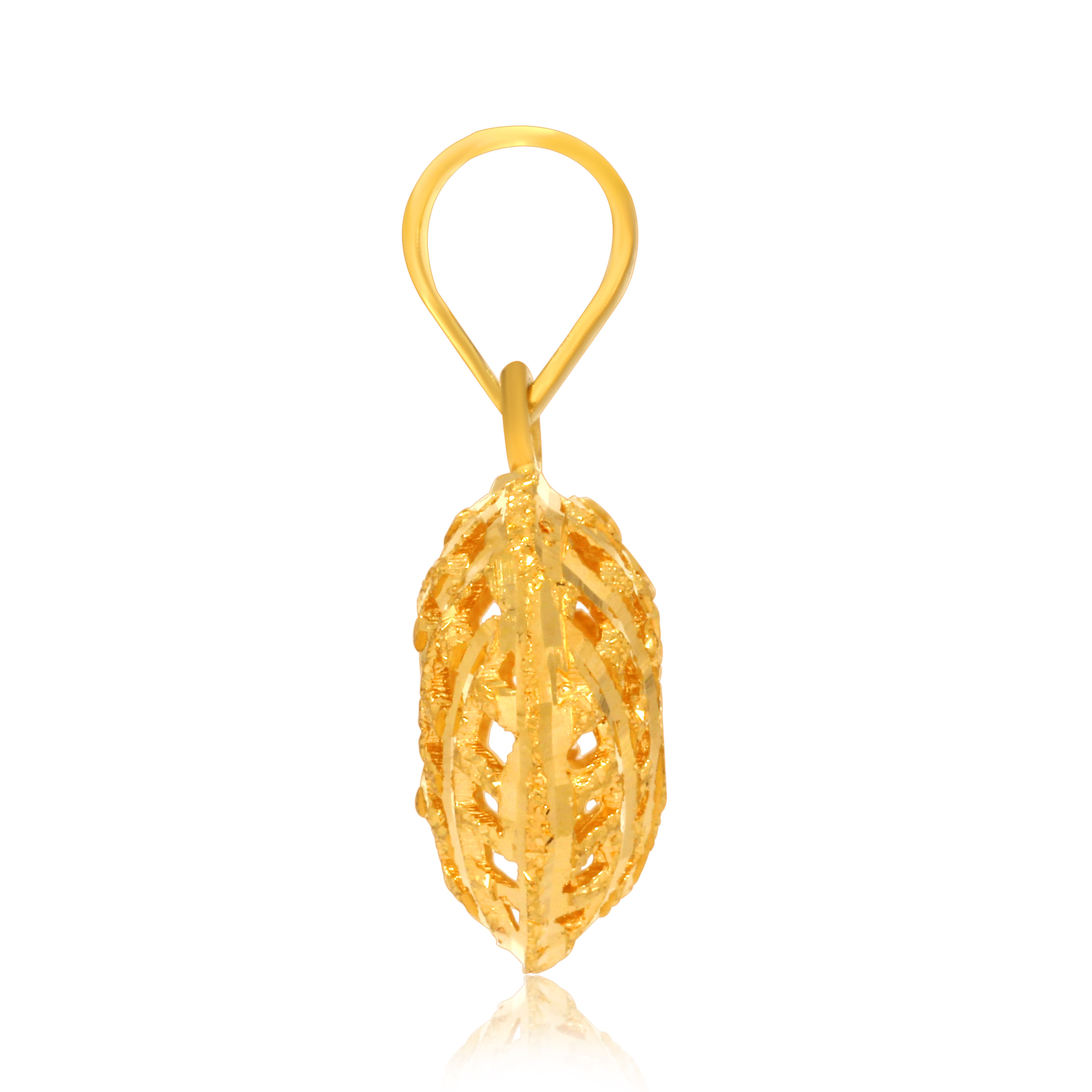 Intricate Love Gold Pendant - Senco Gold and Diamonds