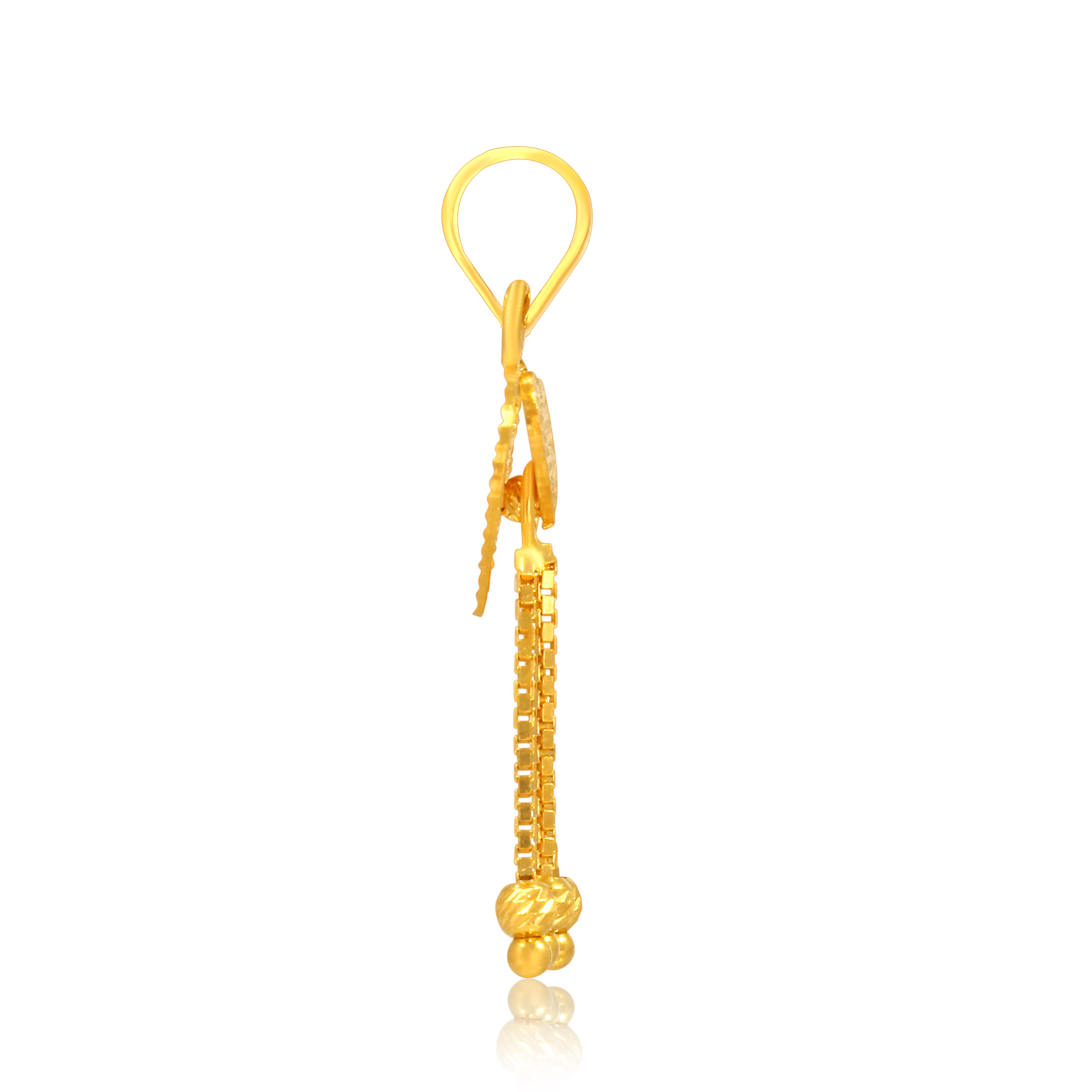 Flowy Heart Gold Pendant - Senco Gold and Diamonds