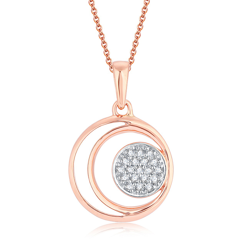 Moon Aura Diamond Pendant - Senco Gold and Diamonds