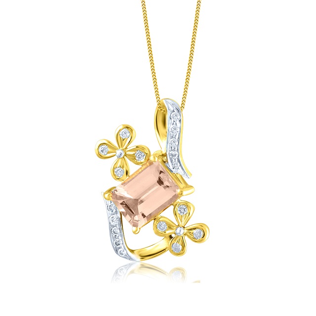 Story of Flowers Diamond Pendant - Senco Gold and Diamonds