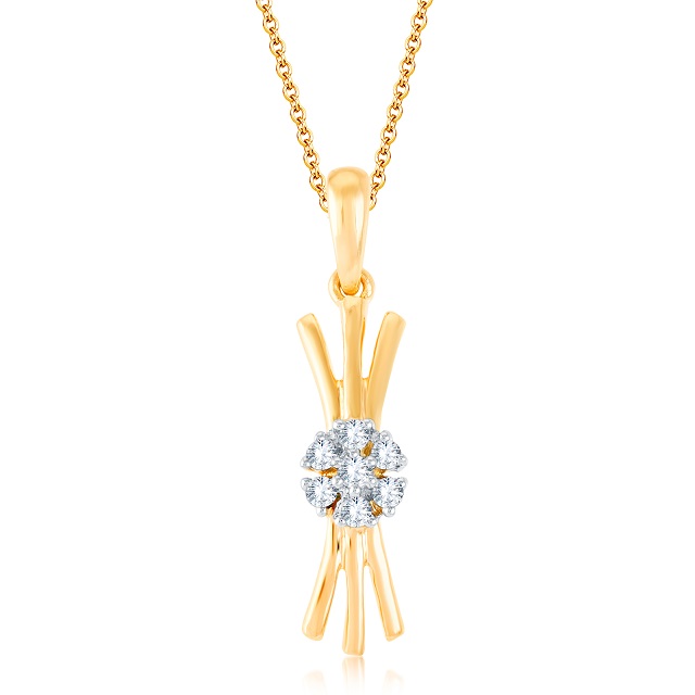 Dazzler Syllable Diamond Pendant - Senco Gold and Diamonds