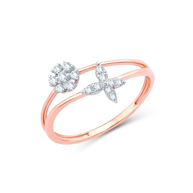 Rosy Flair Diamond Ring alternate view 1