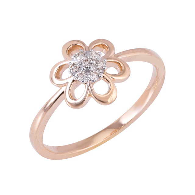 Floral Incarnate Diamond Ring alternate view 1