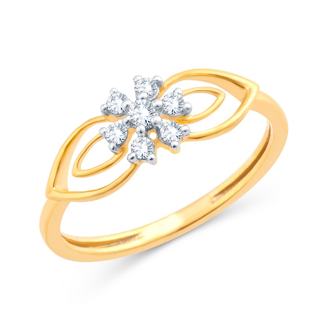 Sparkling Bloom Diamond Ring - Senco Gold and Diamonds