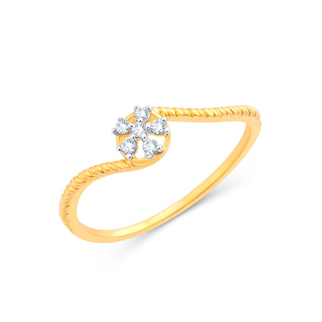 Floral Vortex Diamond Ring alternate view 1