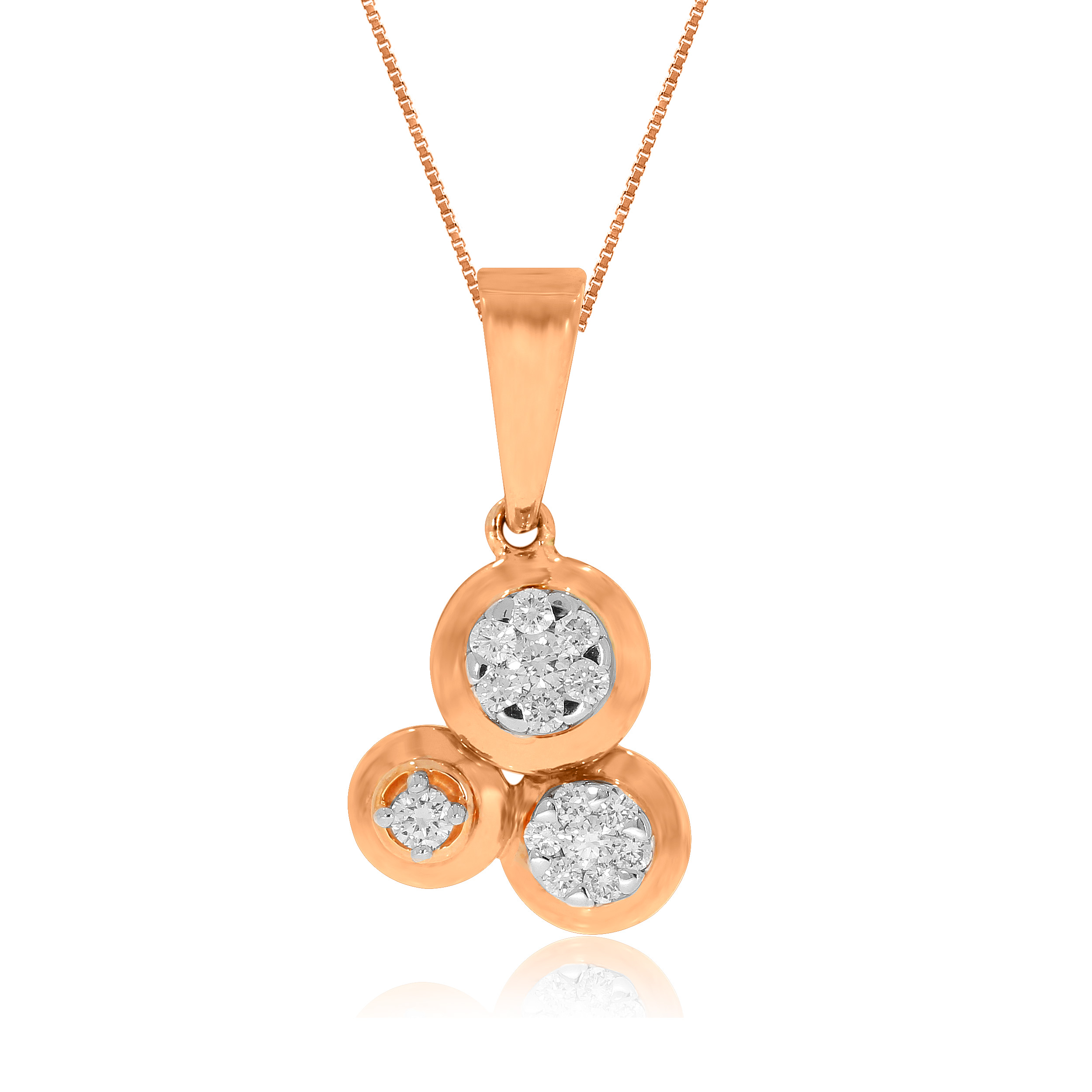 Trio Circlet Diamond Pendant - Senco Gold and Diamonds