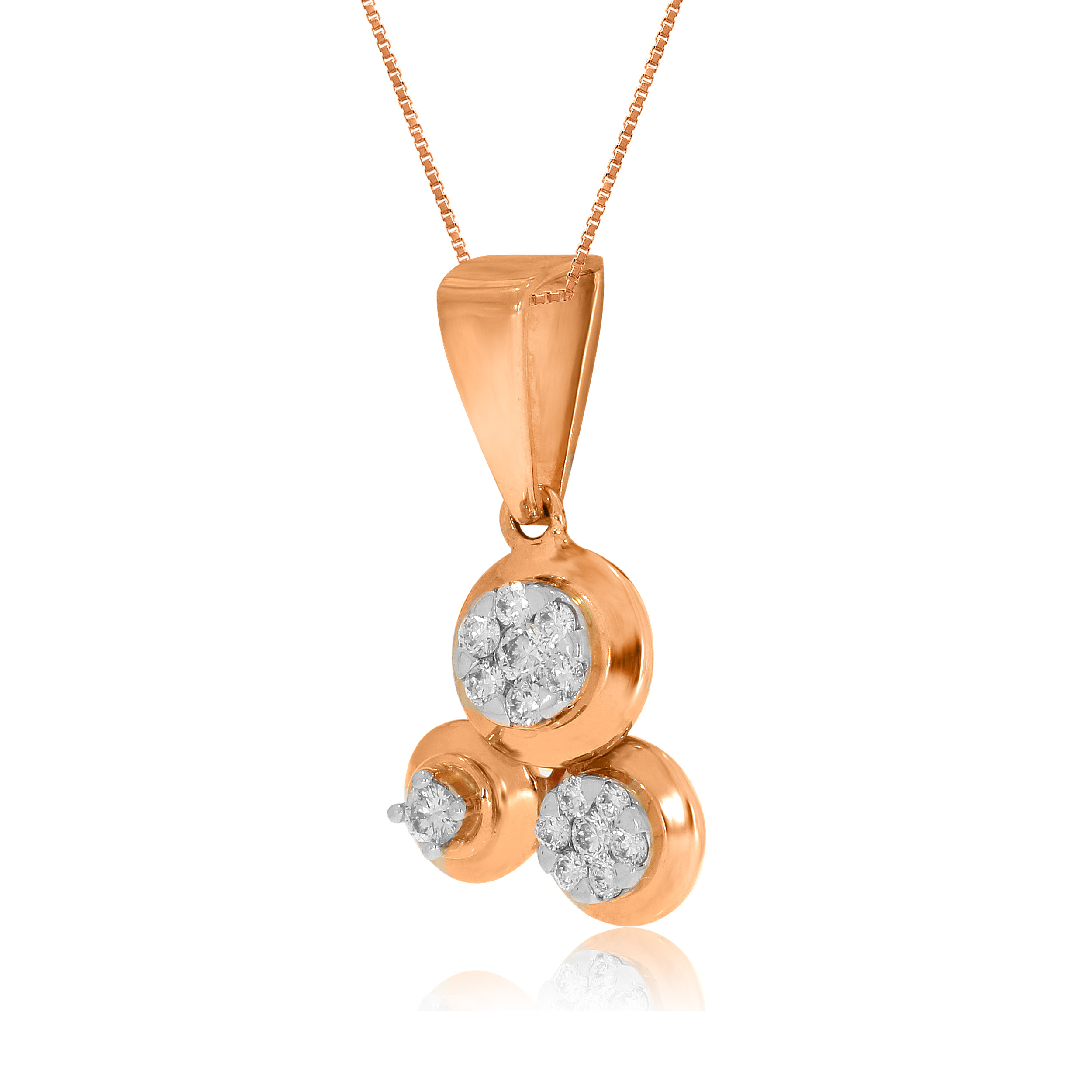 Trio Circlet Diamond Pendant - Senco Gold and Diamonds