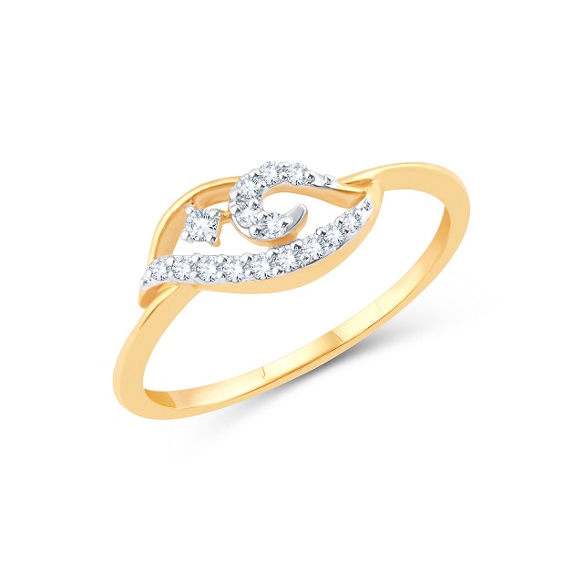 Wavy Petal Diamond Ring alternate view 1