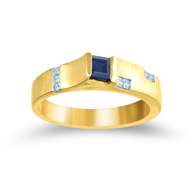 Depth of Ocean Men Diamond Ring - Senco Gold and Diamonds