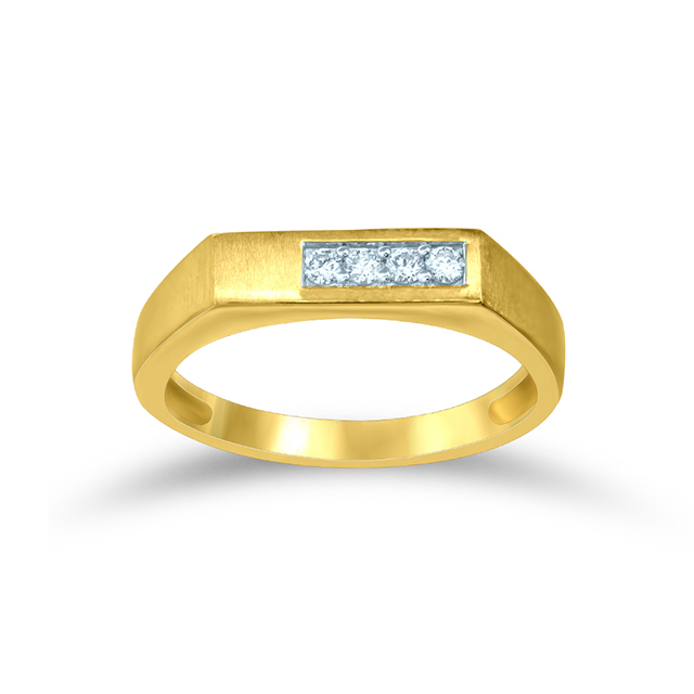 Simple Zest Men Diamond Ring - Senco Gold and Diamonds