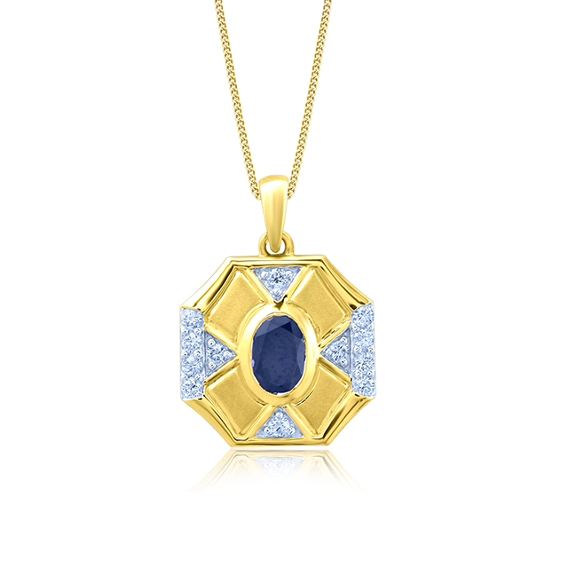 Armour Fashion Men Diamond Pendant - Senco Gold and Diamonds
