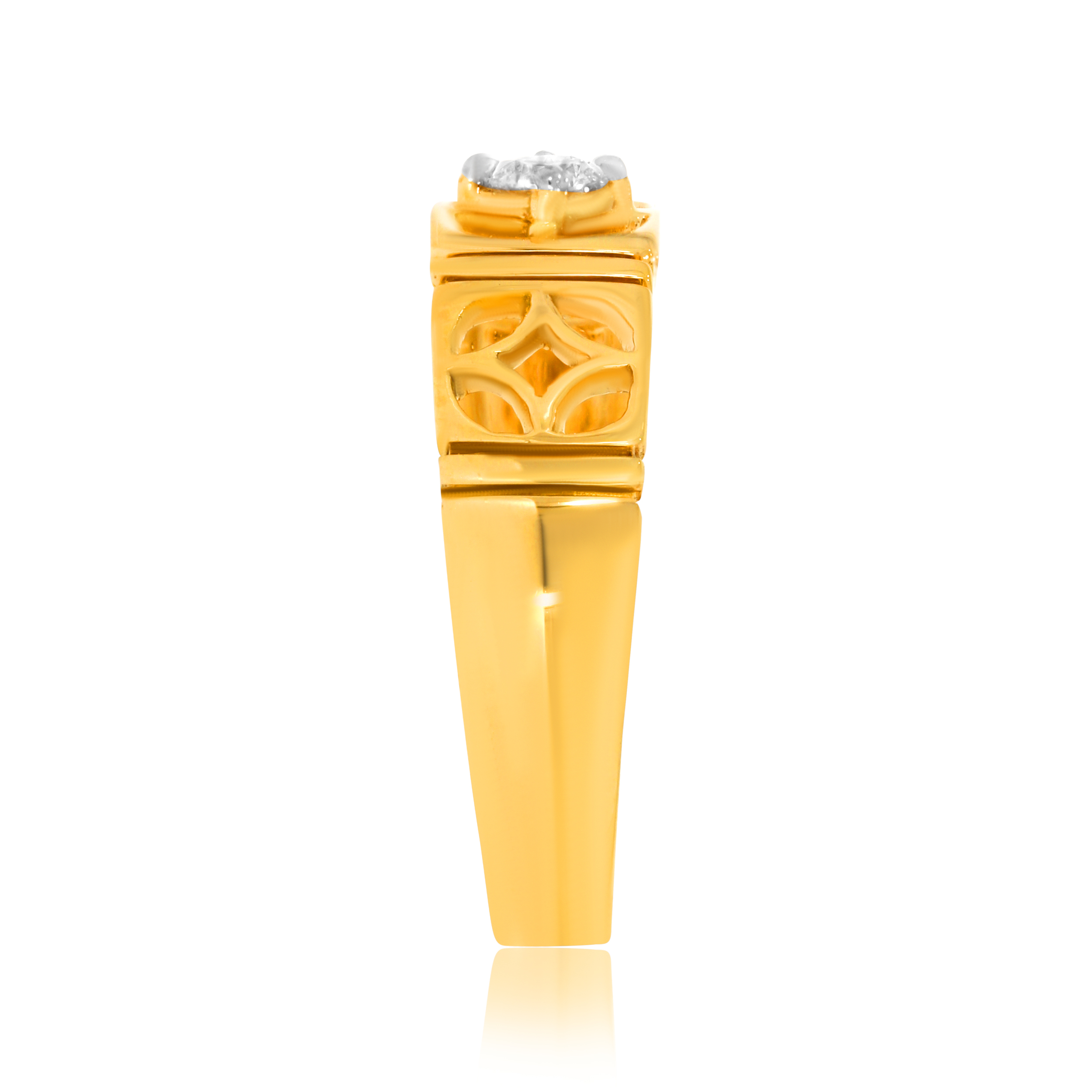 Appealing Art Unisex Solitaire Ring - Senco Gold and Diamonds