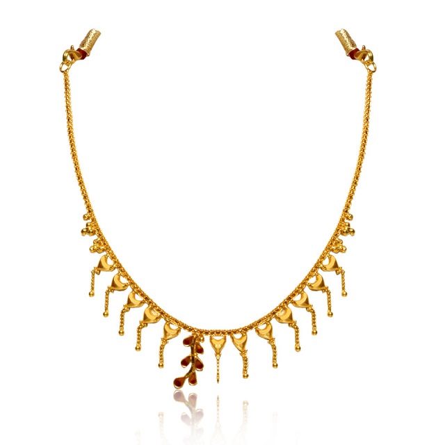 Sleek Allure Gold Necklace - Senco Gold and Diamonds