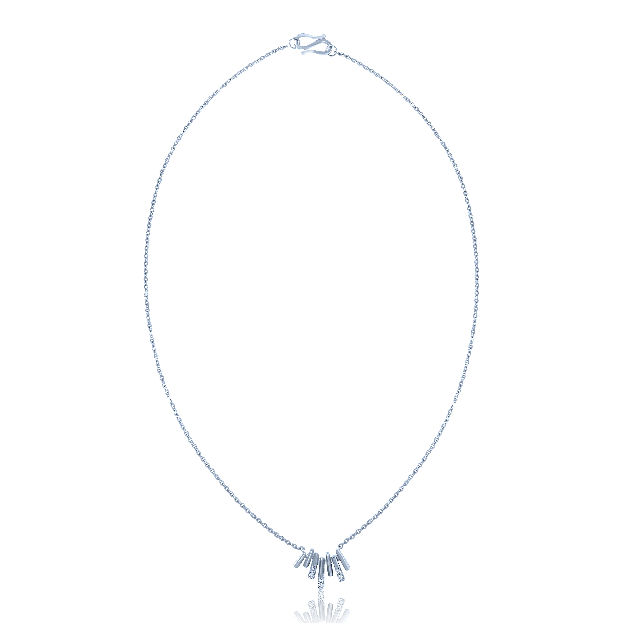 Desirable Gracious Platinum Necklace - Senco Gold and Diamonds