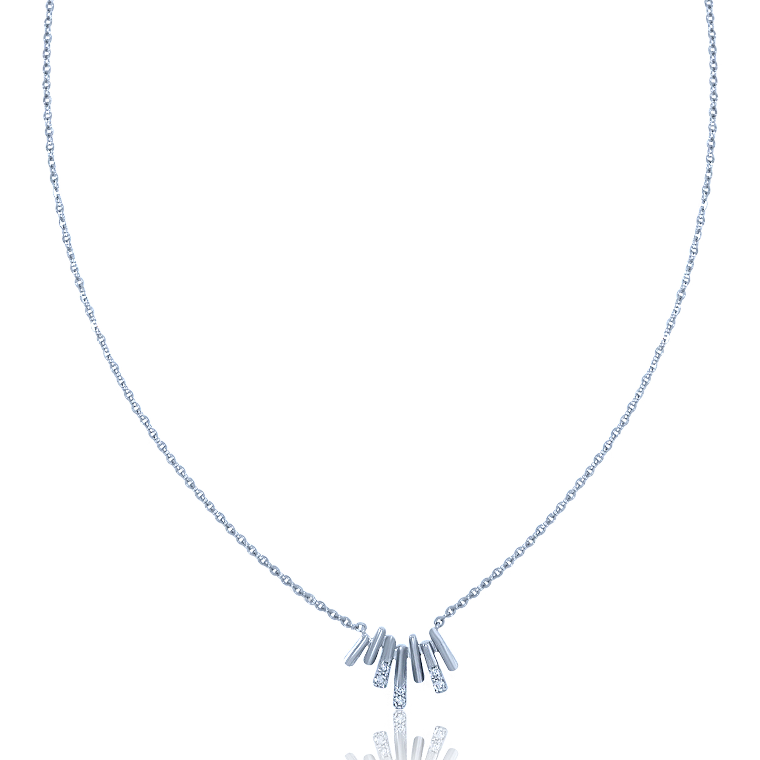 Desirable Gracious Platinum Necklace - Senco Gold and Diamonds