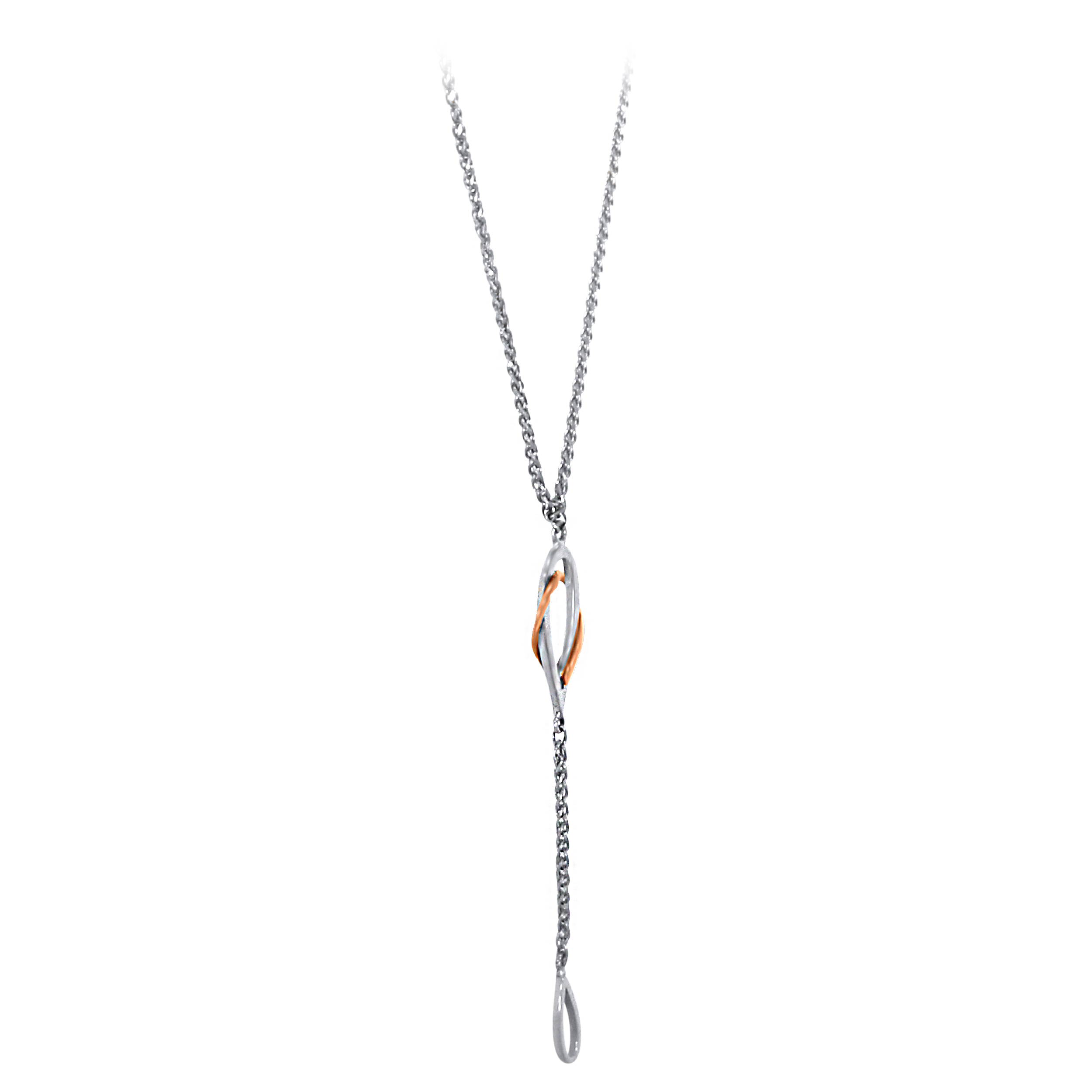 Intertwined Love Platinum Necklace - Senco Gold and Diamonds
