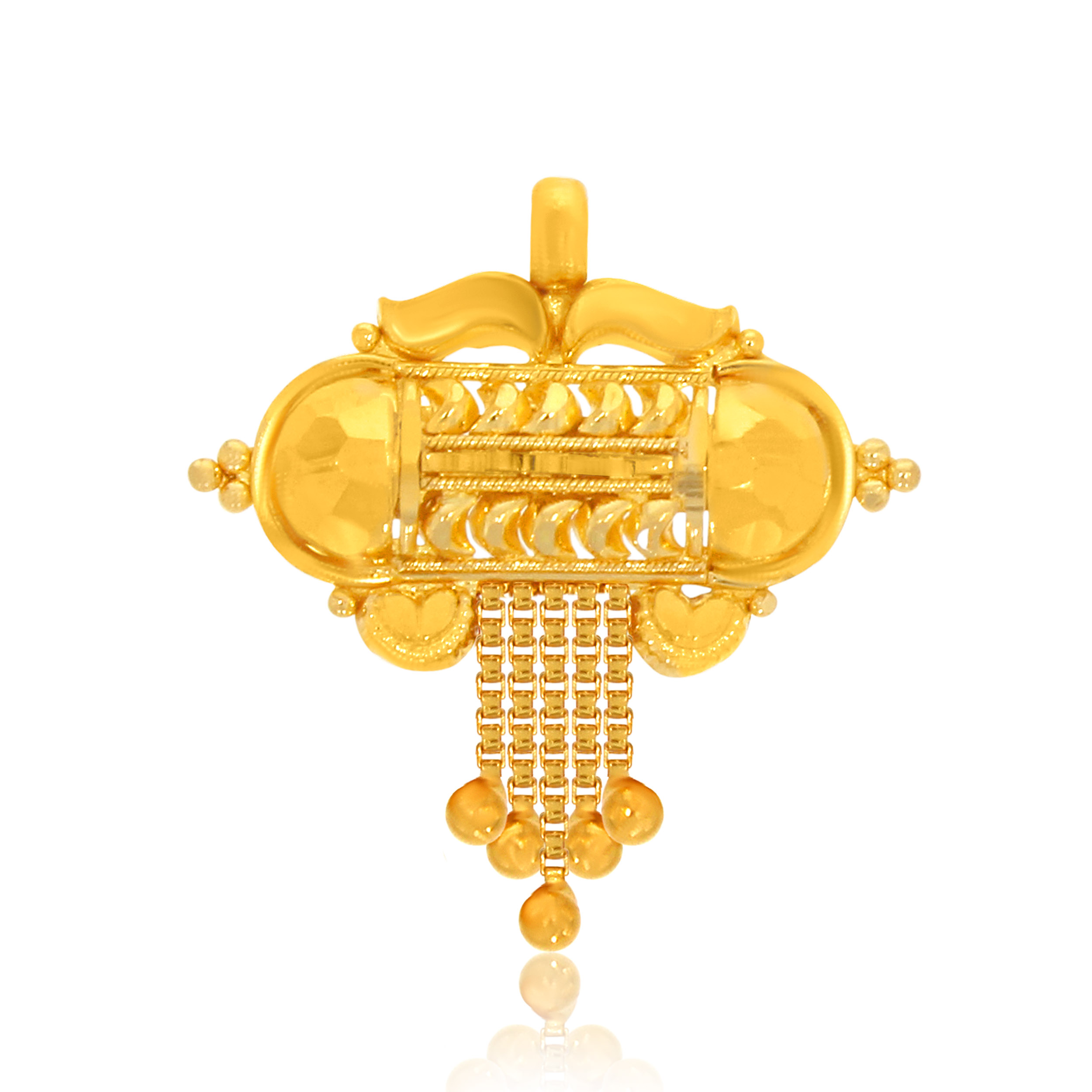 Striking Craft Gold Pendant - Senco Gold and Diamonds