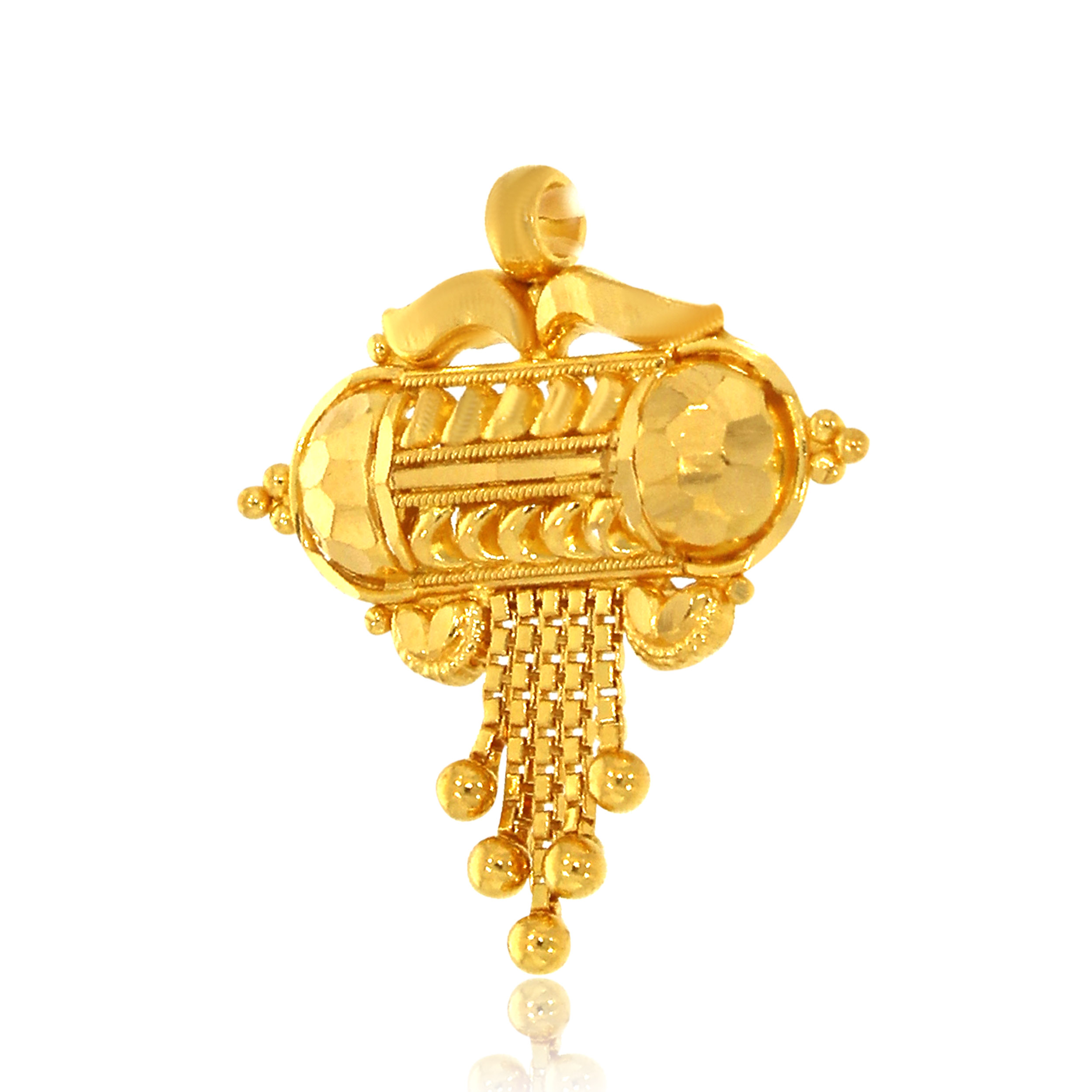 Striking Craft Gold Pendant - Senco Gold and Diamonds