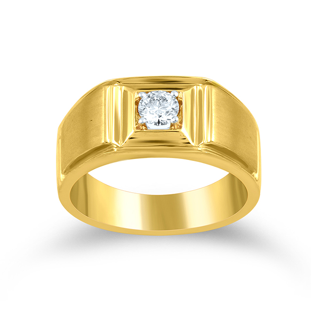 Solo Shine Men Solitaire Ring alternate view 1