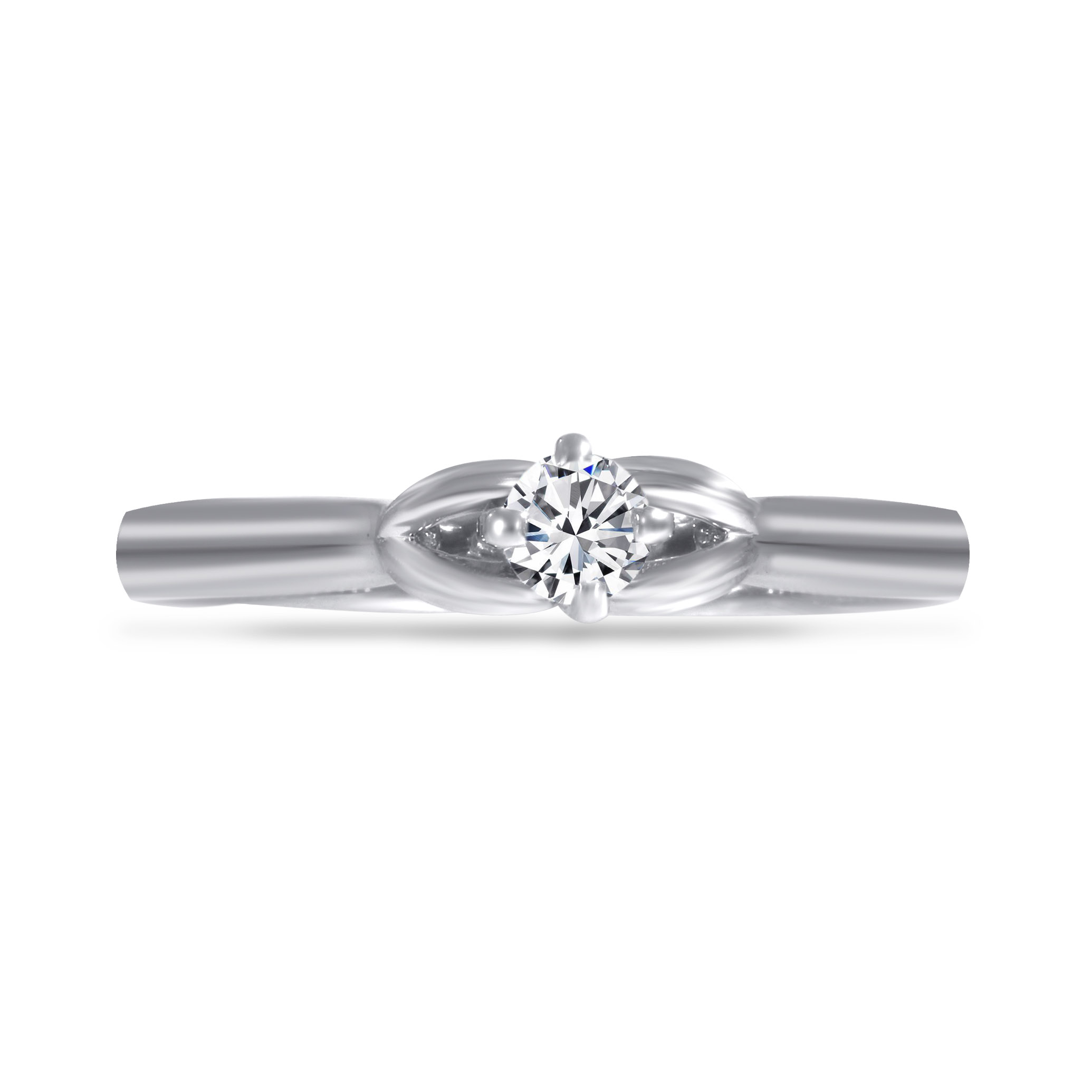 Center of Attraction Platinum Ring - Senco Gold and Diamonds