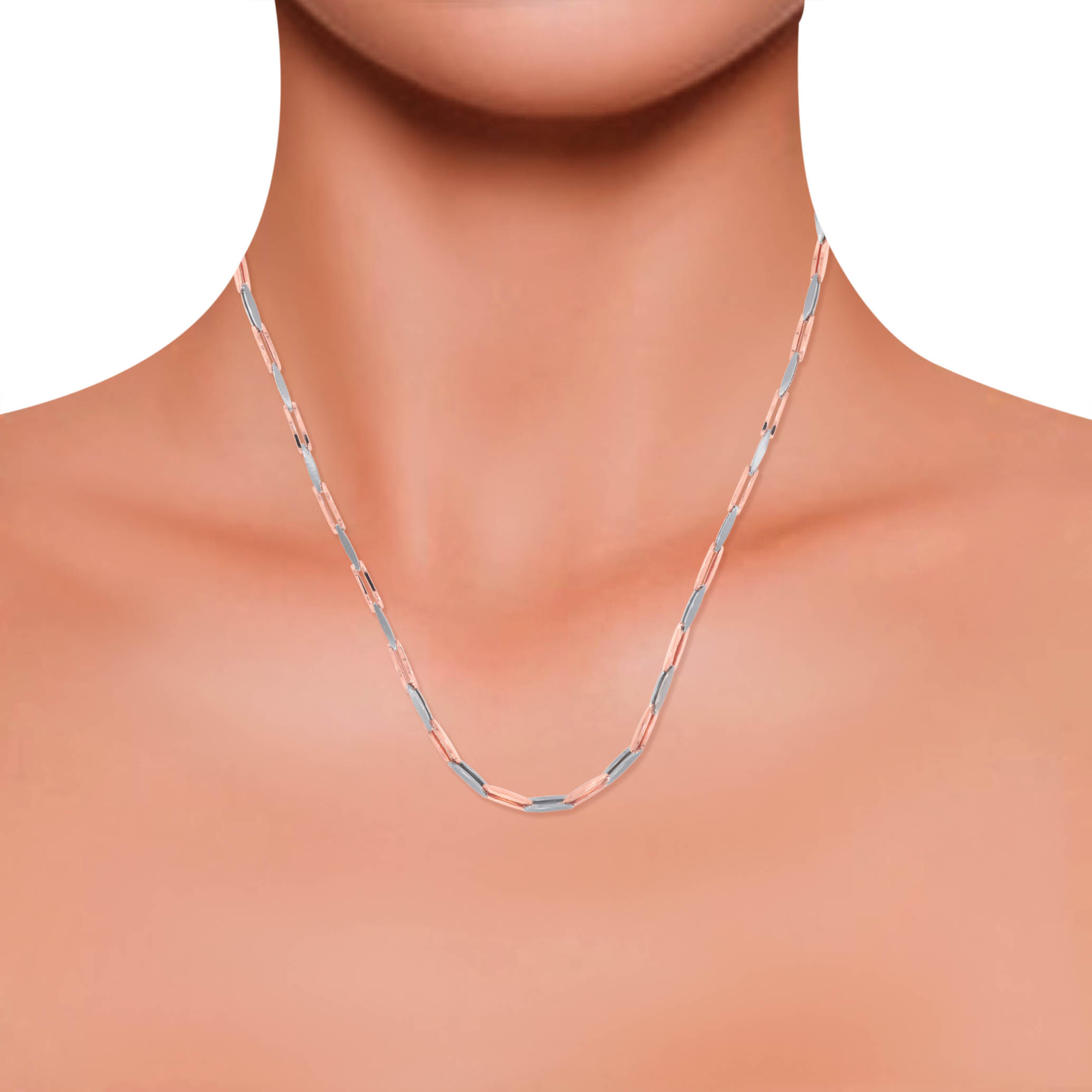 Dual Unity Unisex Gold Chain - Senco Gold and Diamonds
