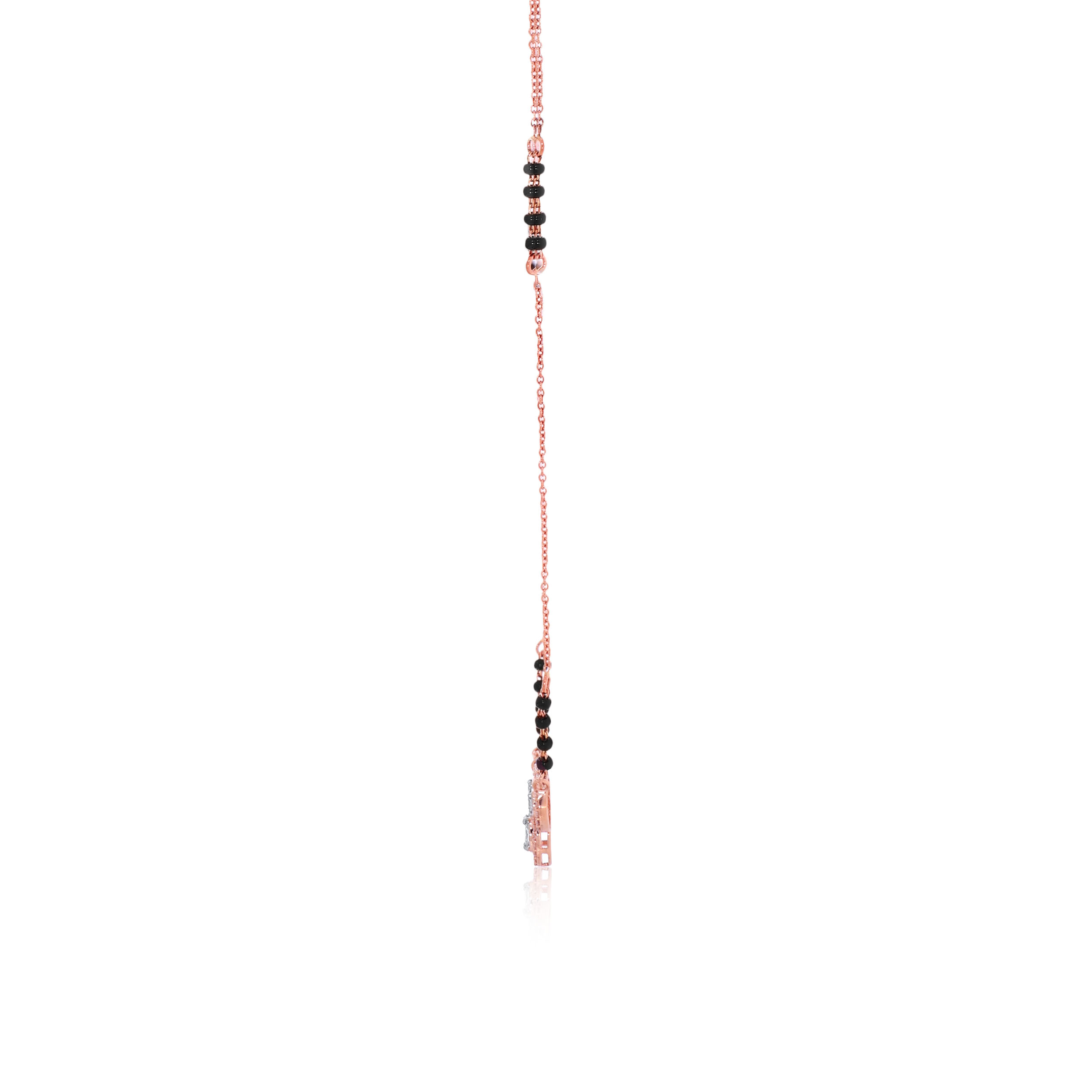 Spherical Connect Diamond Mangalsutra - Senco Gold and Diamonds