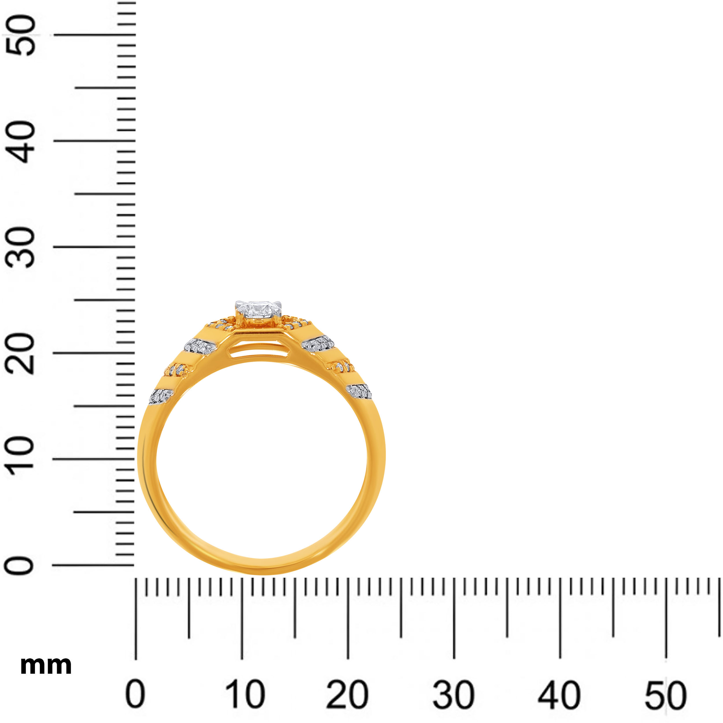 Arrays of Arrow Men Solitaire Ring - Senco Gold and Diamonds