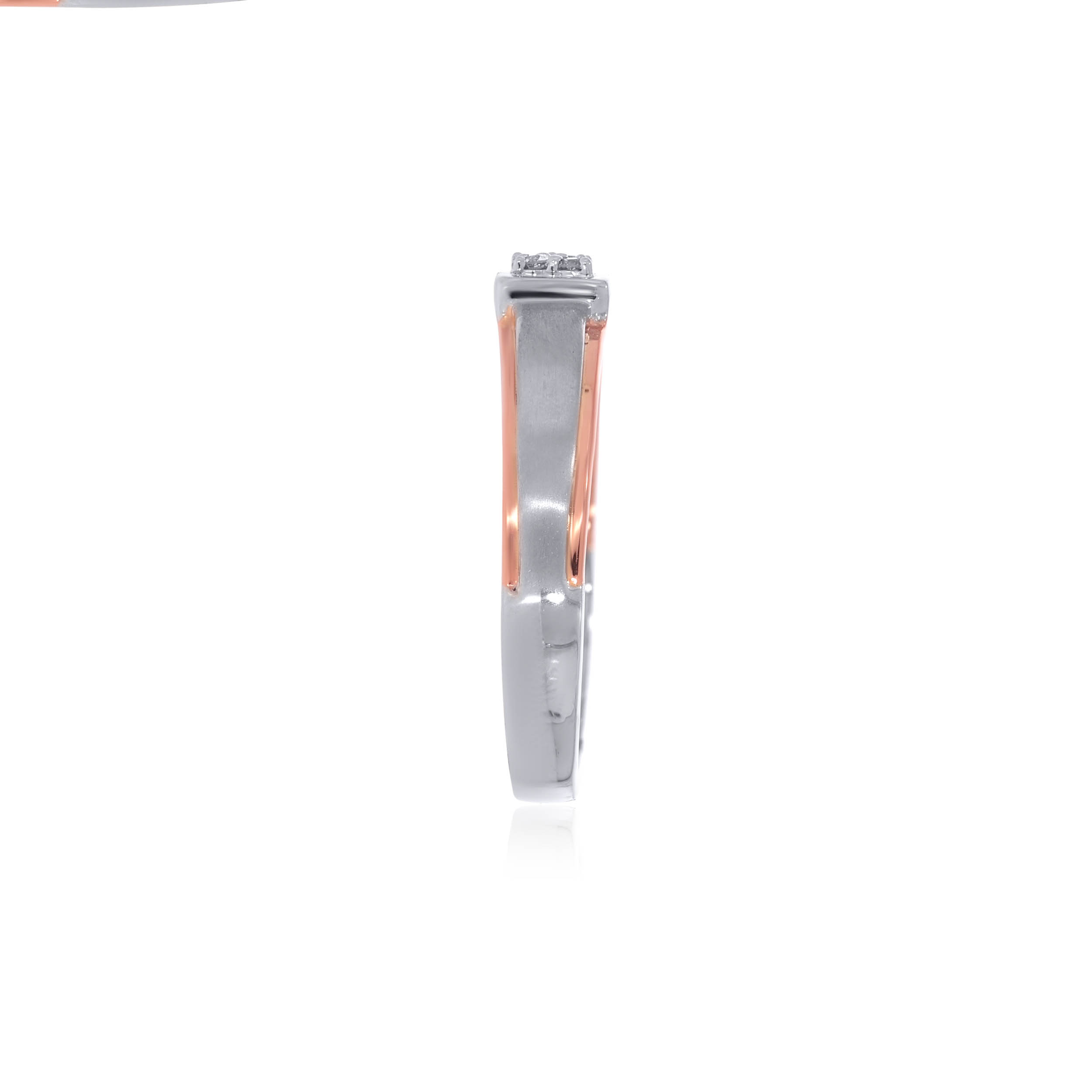Flowing Calmness Men Platinum Ring - Senco Gold and Diamonds
