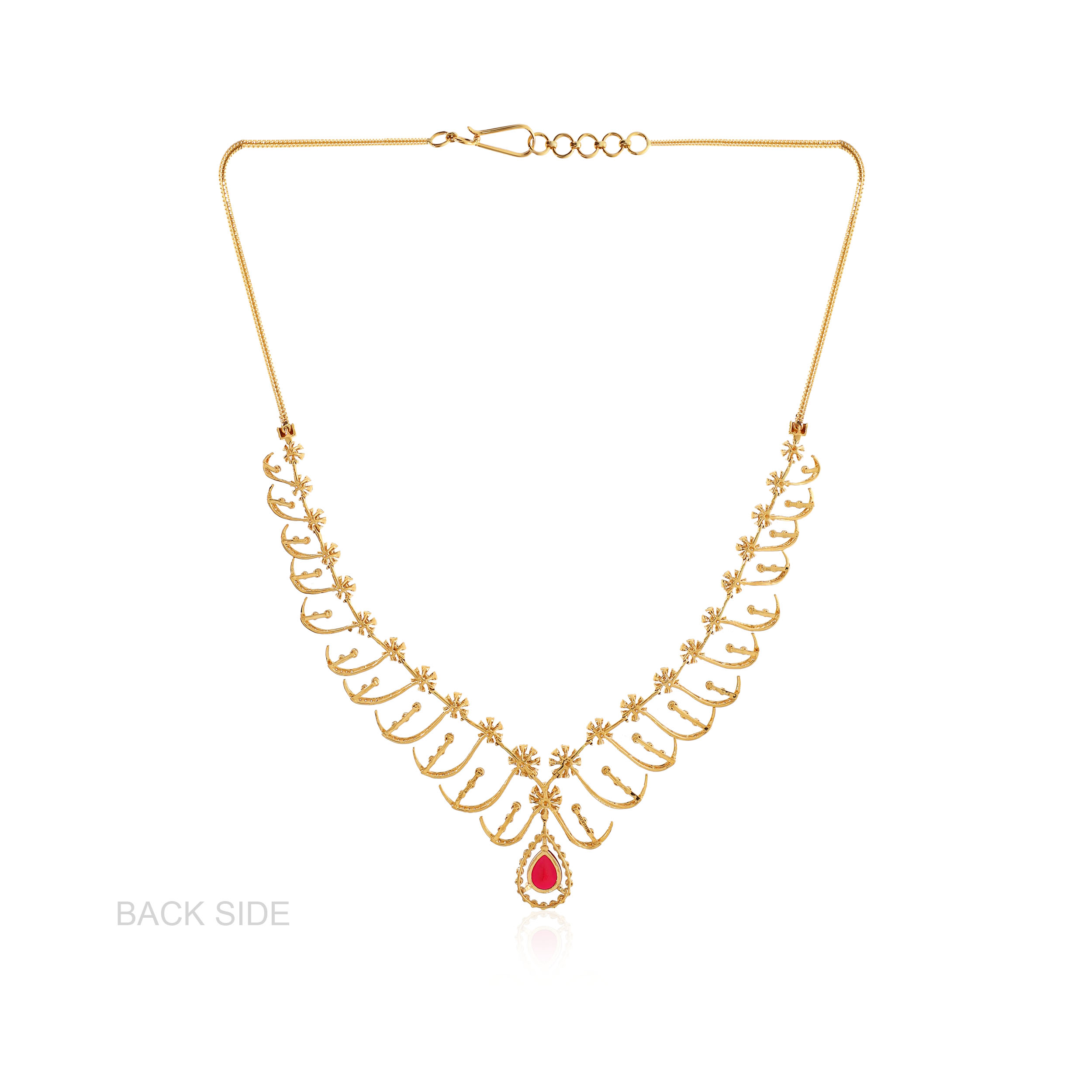 Bloomed Opulence Diamond Necklace - Senco Gold and Diamonds