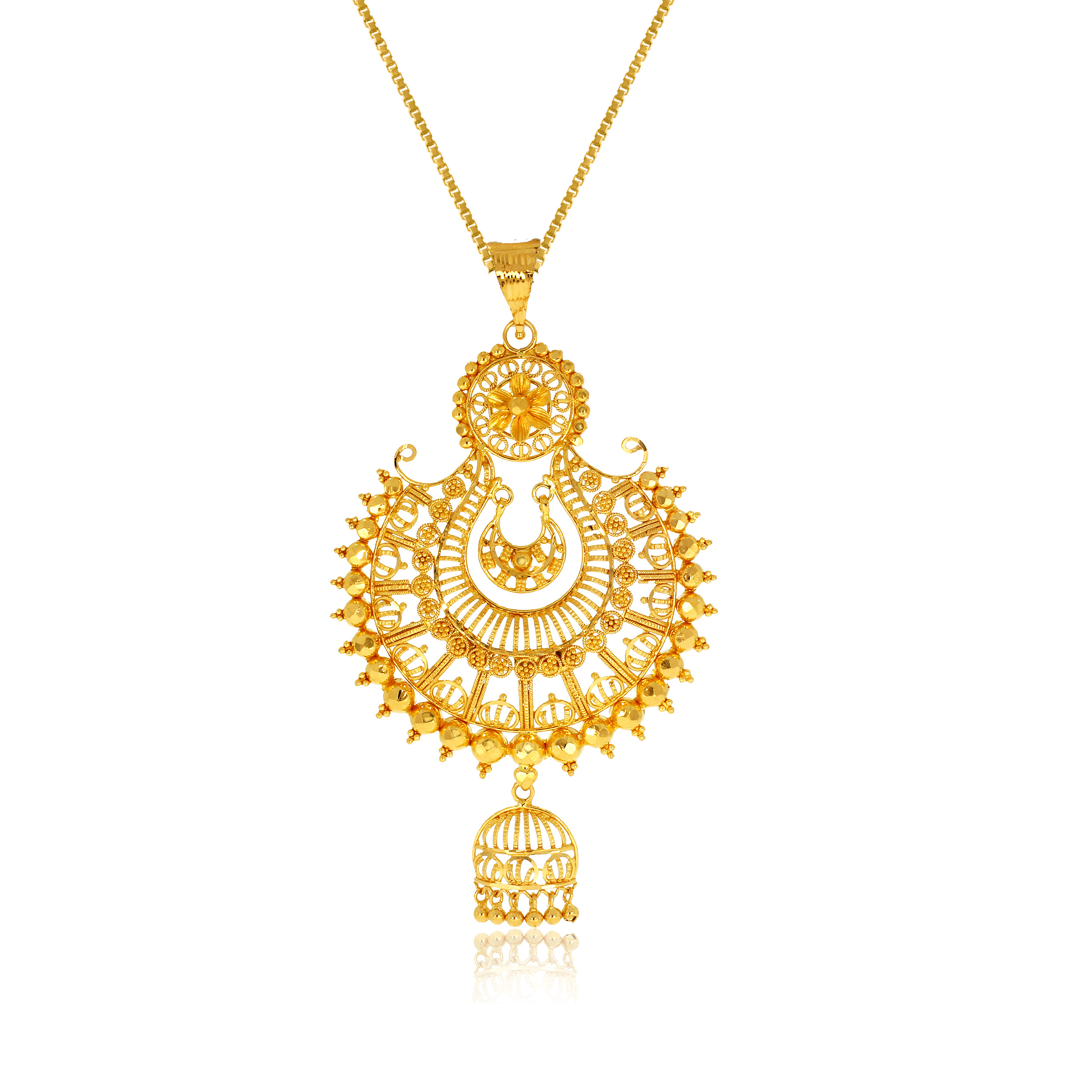 Aesthetic Appeal Gold Pendant - Senco Gold and Diamonds