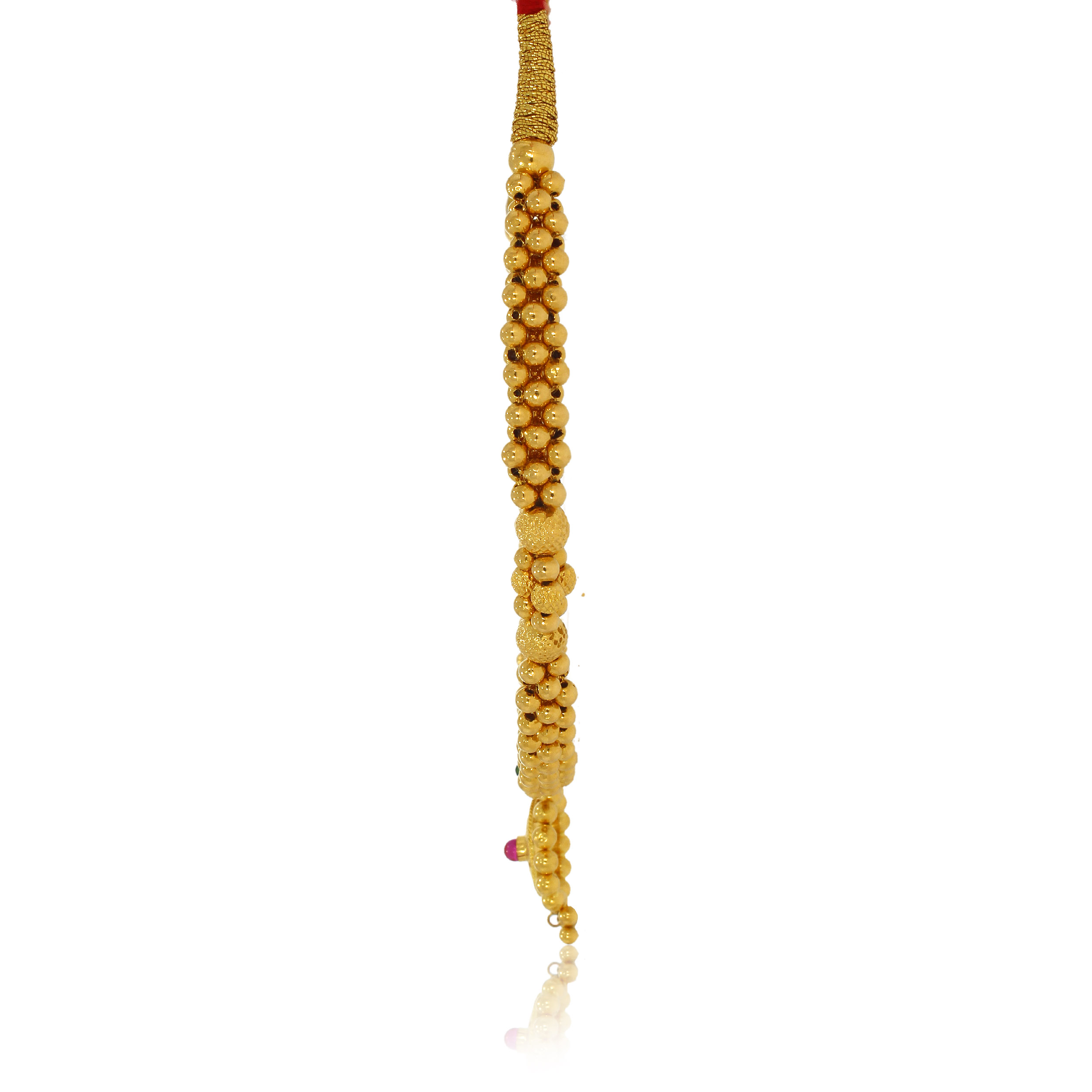 Ravishing Tradition Gold Tushi Necklace - Senco Gold and Diamonds