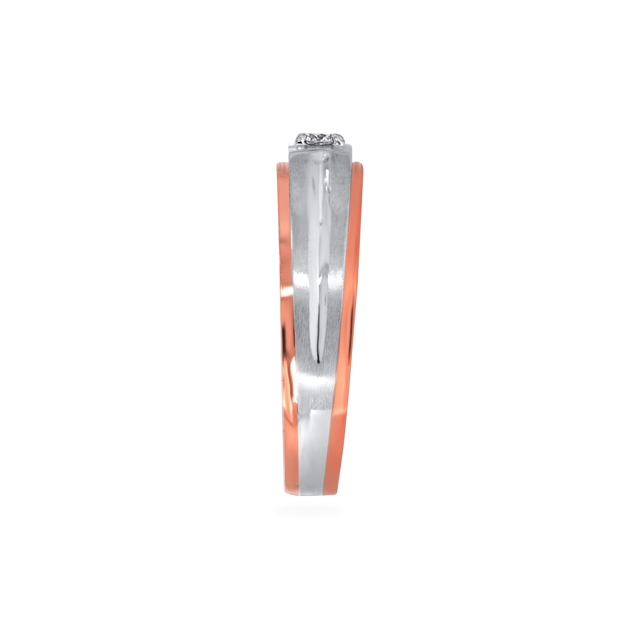 Brawny Ravine Men Platinum Band Ring - Senco Gold and Diamonds