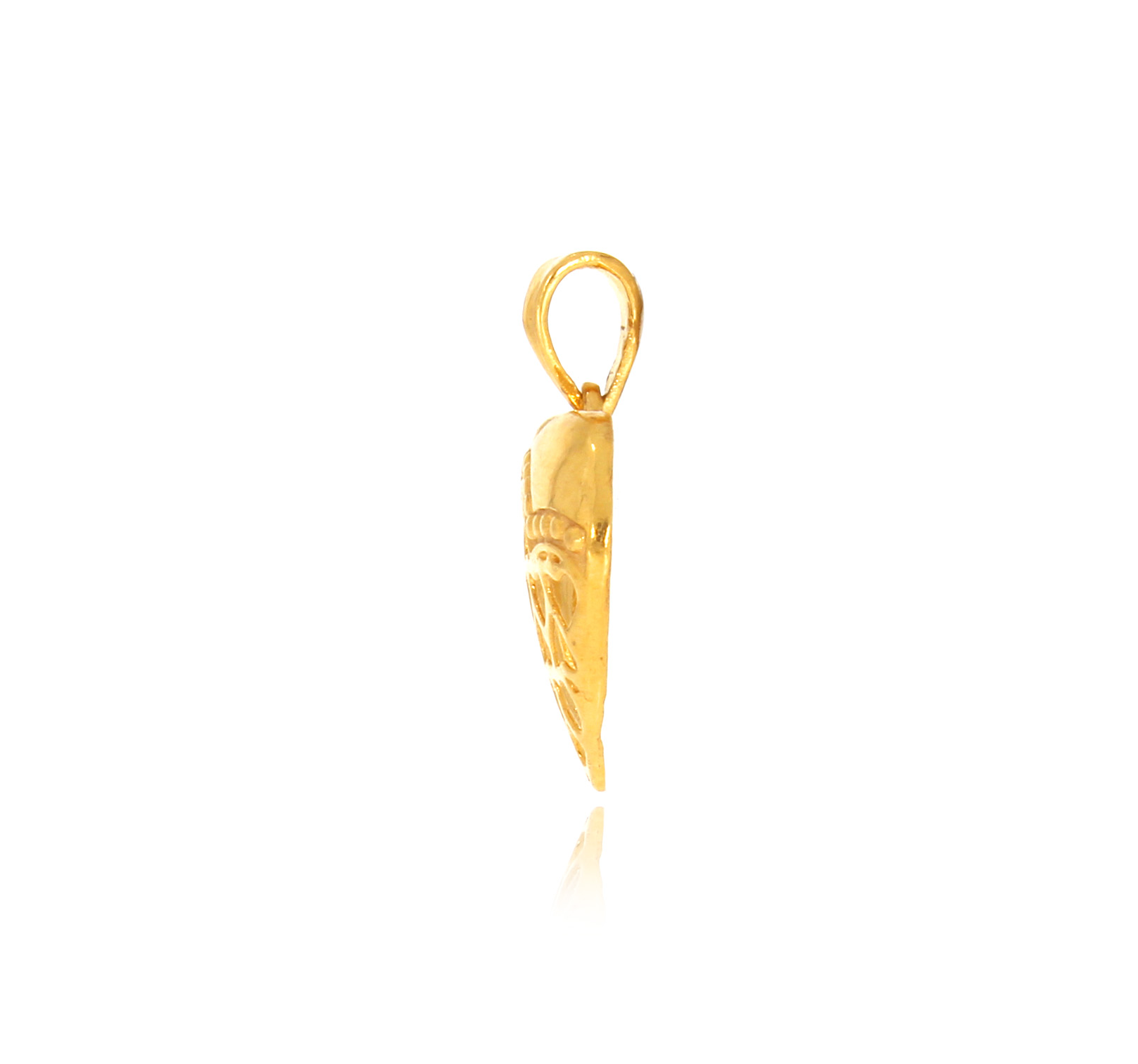 Happy Heart Gold Pendant - Senco Gold and Diamonds