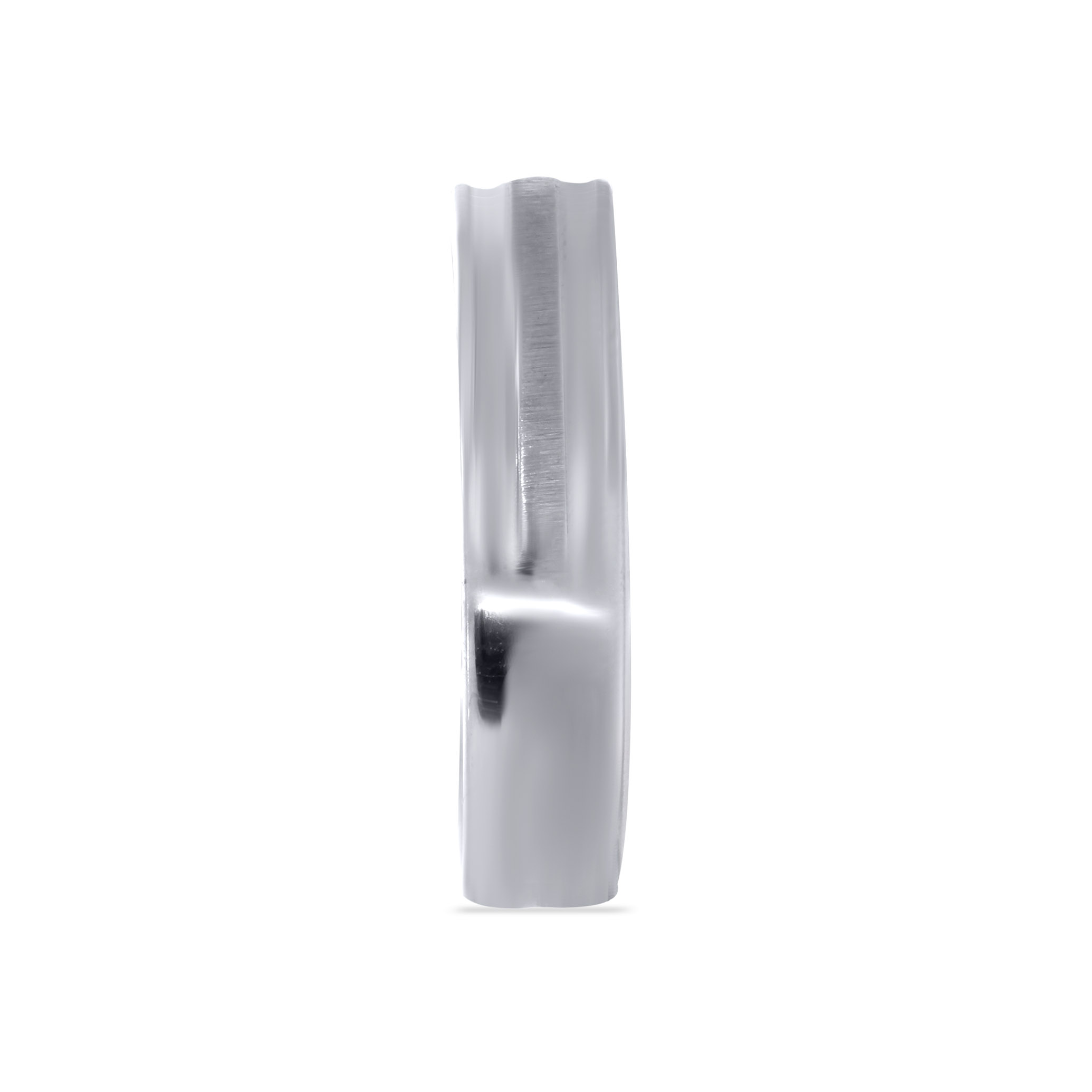Rough and Tough Men Platinum Band Ring - Senco Gold and Diamonds