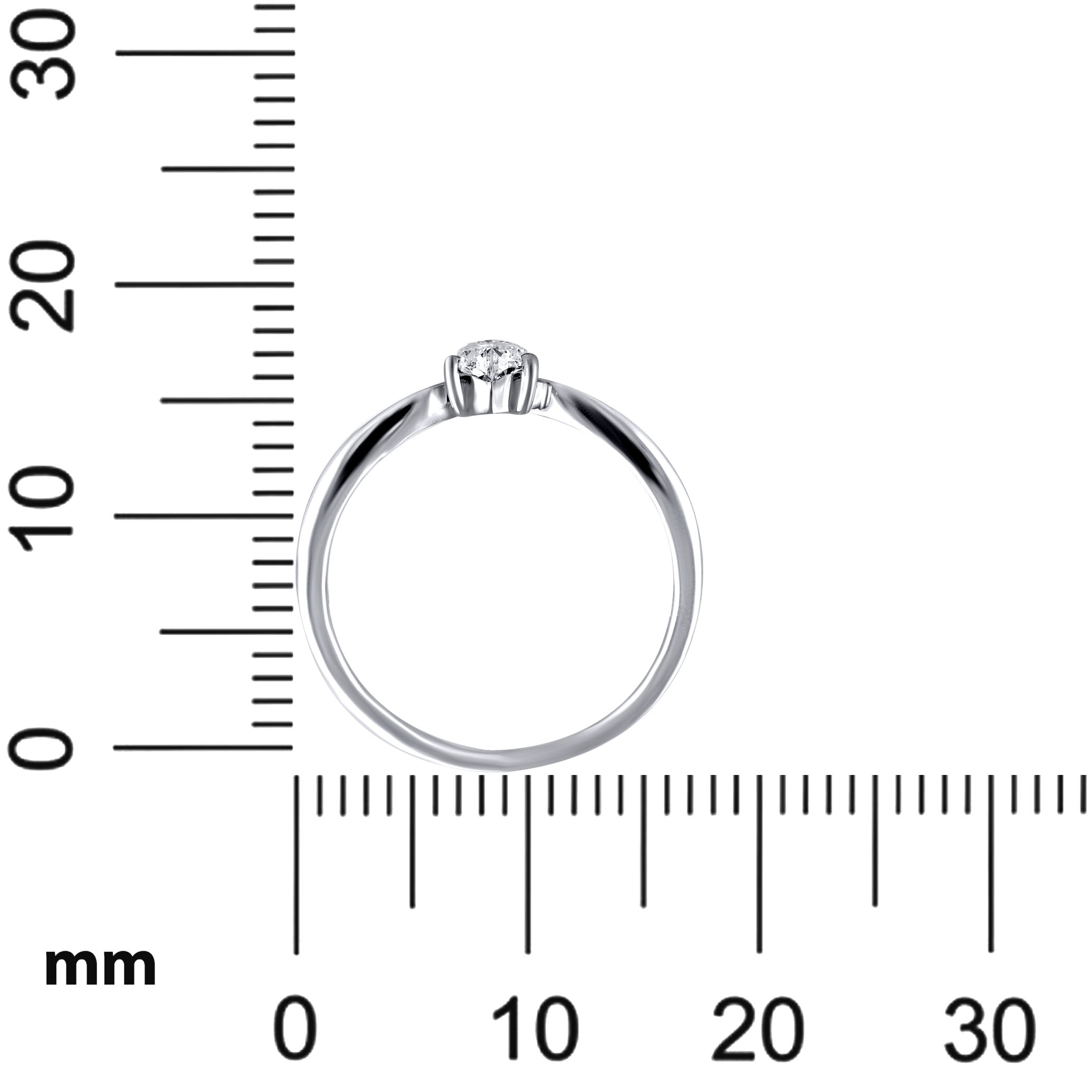 Luminous Heart Platinum Ring - Senco Gold and Diamonds
