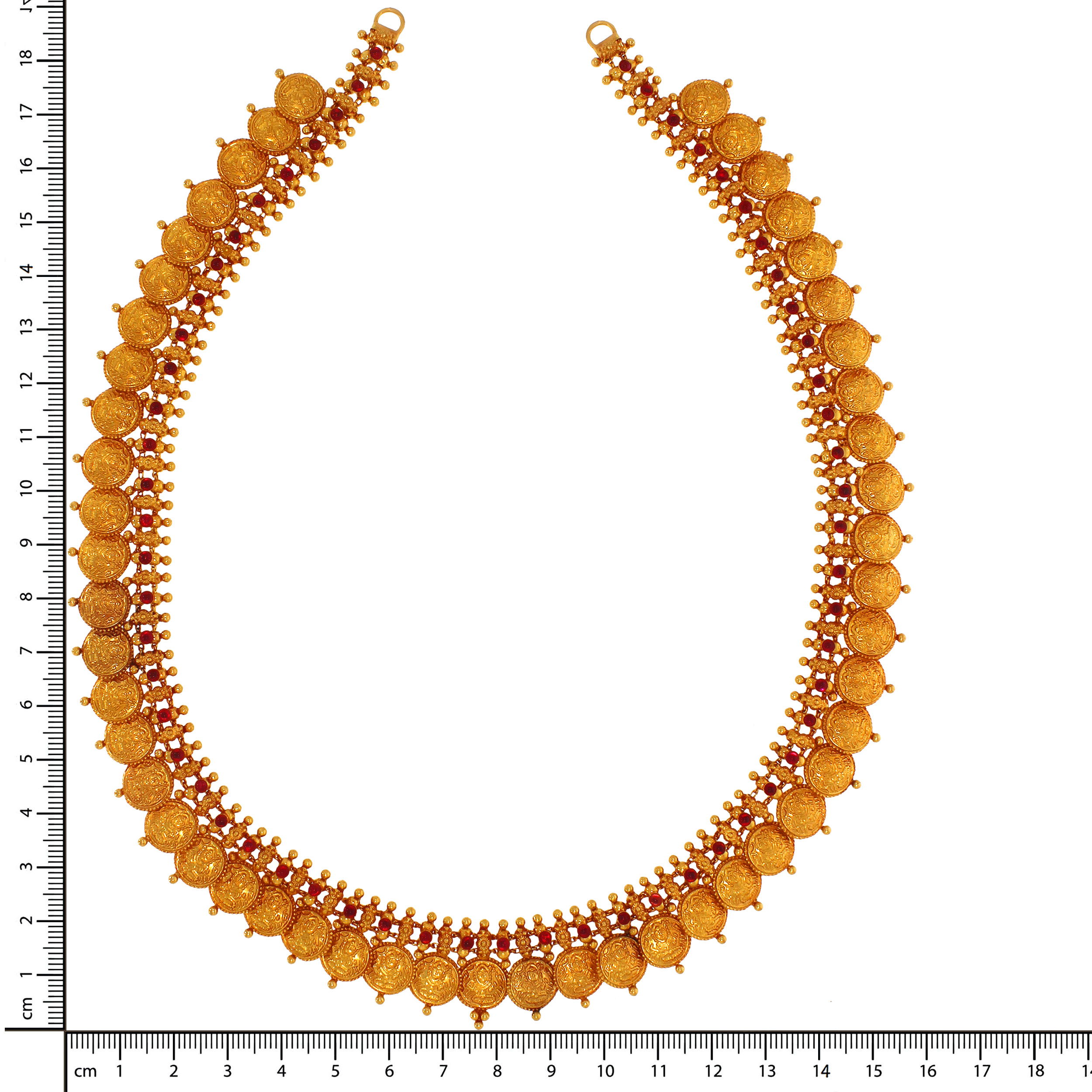 Guinea Array Antique Gold Necklace - Senco Gold and Diamonds