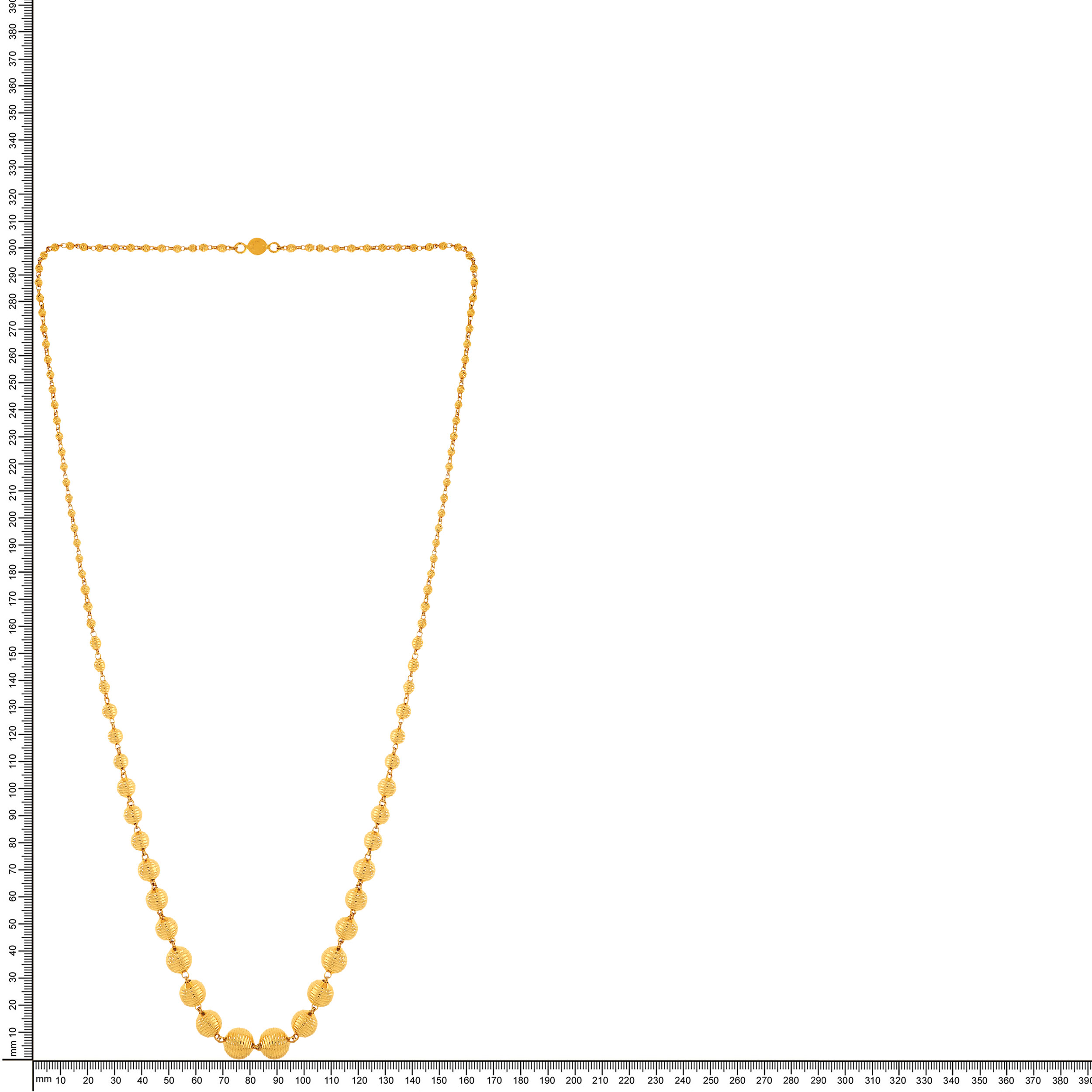 Dancing Spheres Gold Chain - Senco Gold and Diamonds