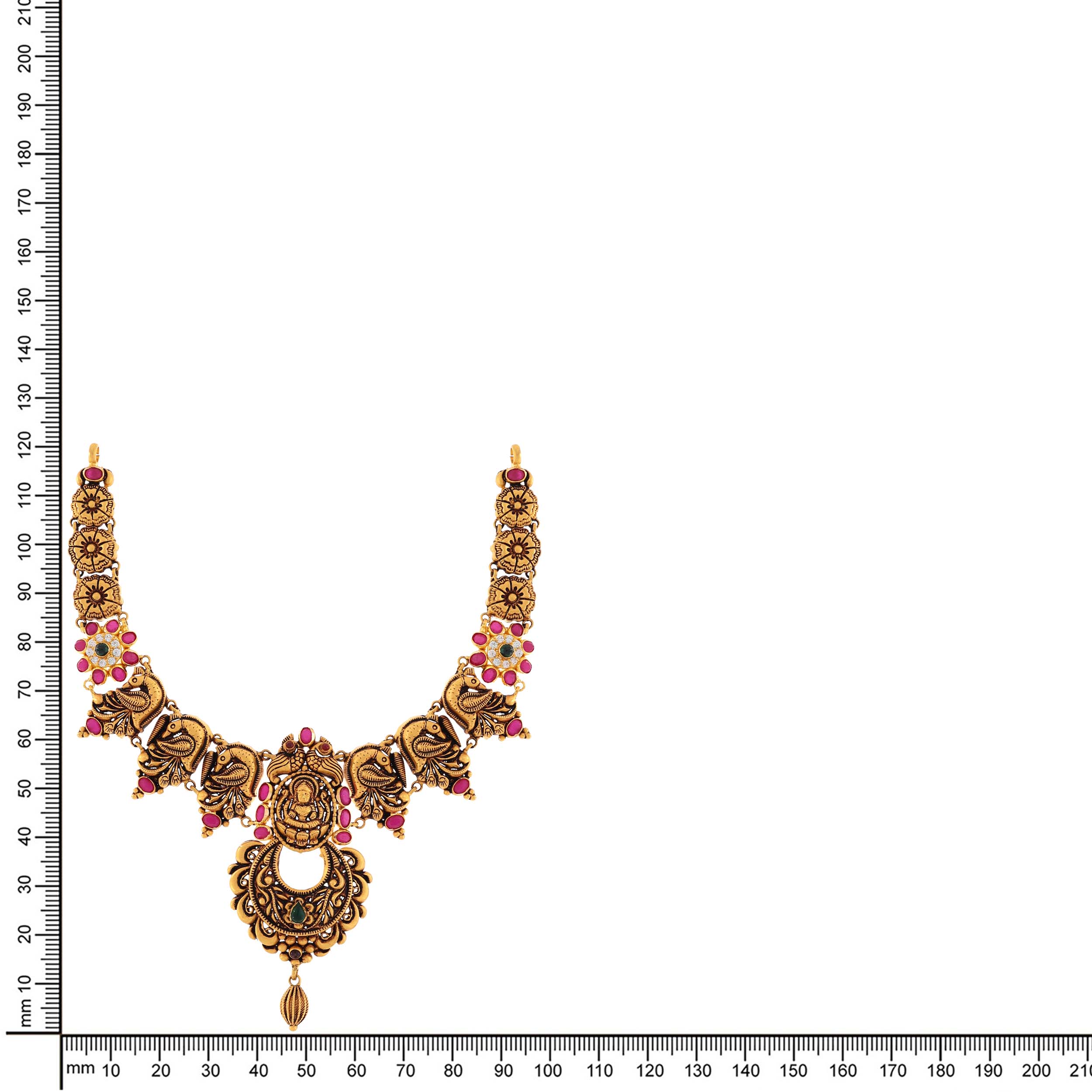 Versatile Artistry Antique Gold Necklace - Senco Gold and Diamonds