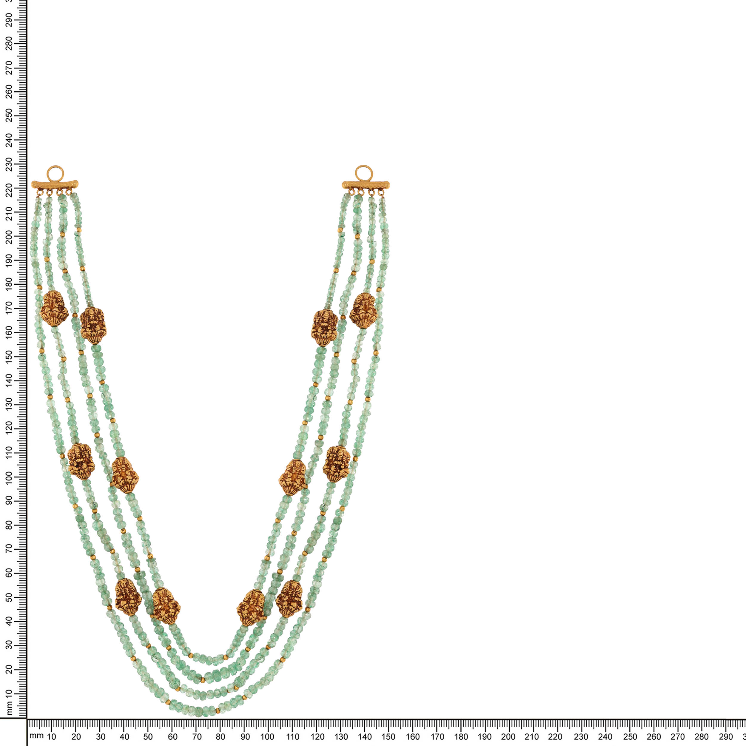 Blessed Treasure Antique Gold Necklace - Senco Gold and Diamonds