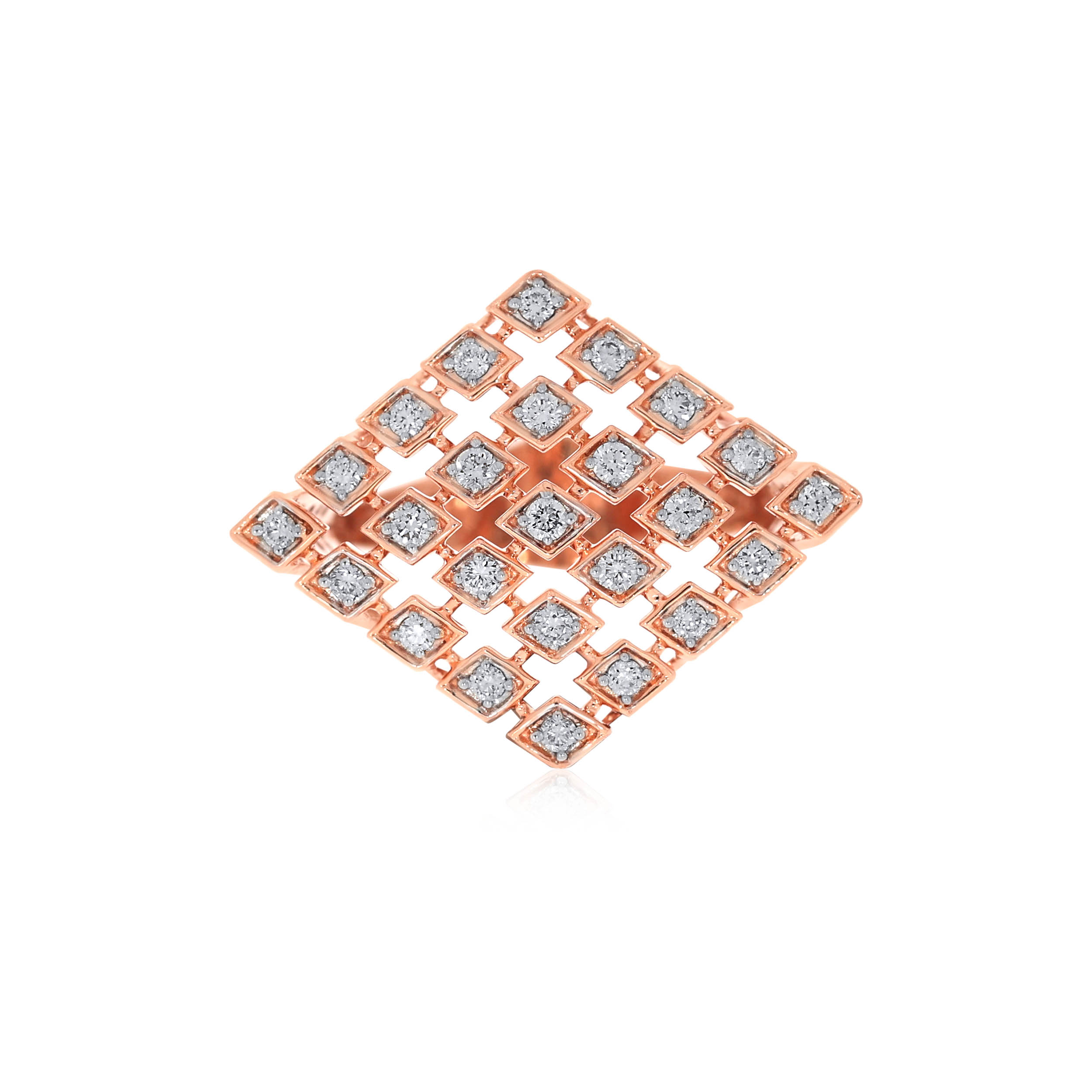 Rhombic Whisper Diamond Ring - Senco Gold and Diamonds
