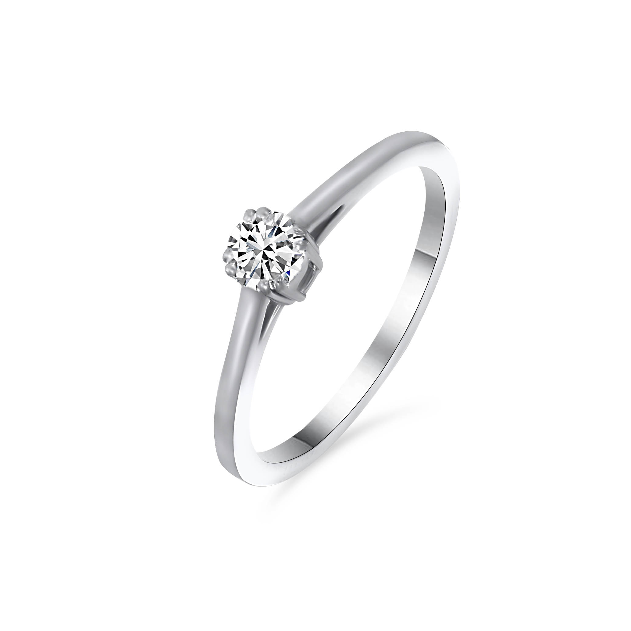 Dazzle Daisy  Platinum Ring - Senco Gold and Diamonds