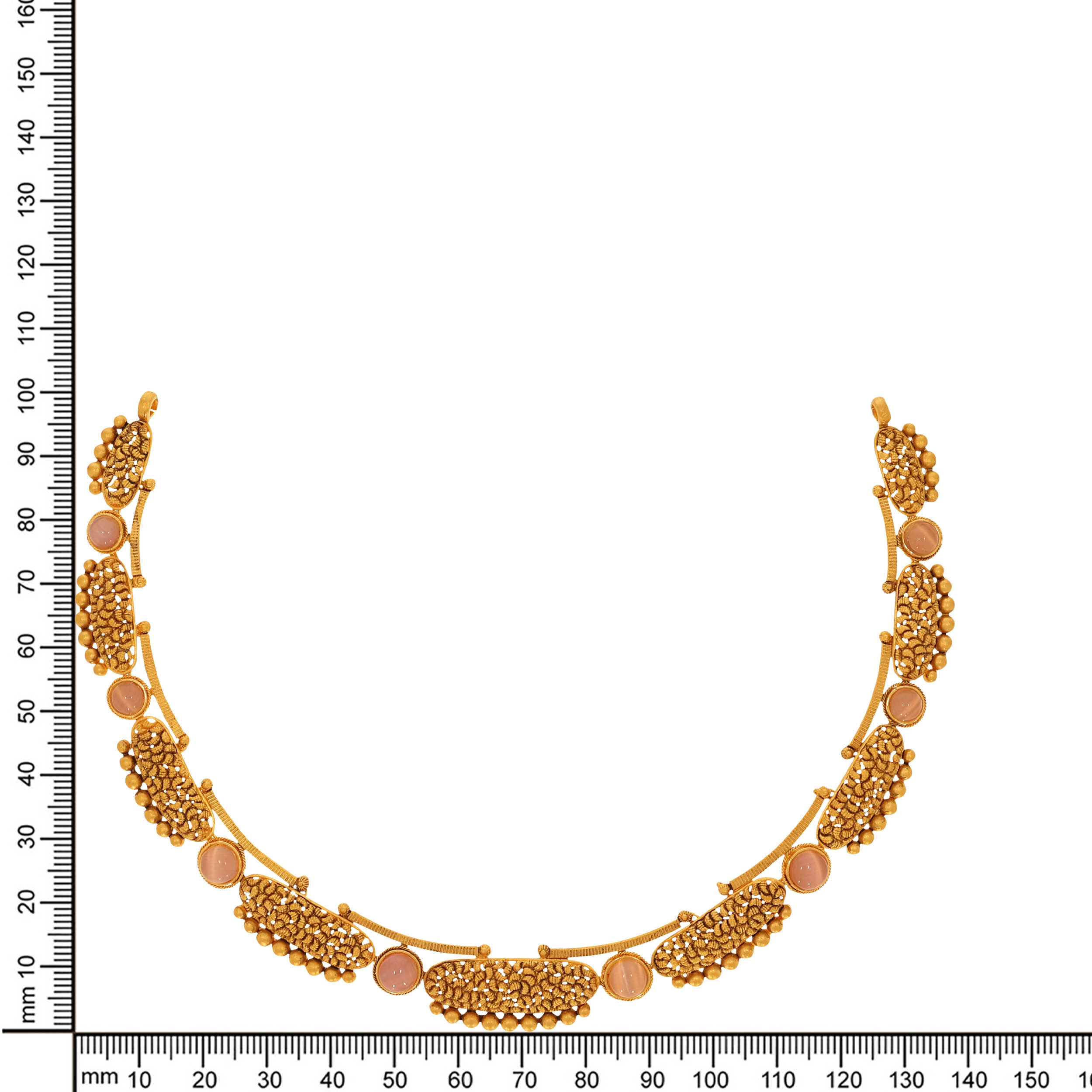 Subtle Glow Antique Gold Necklace - Senco Gold and Diamonds
